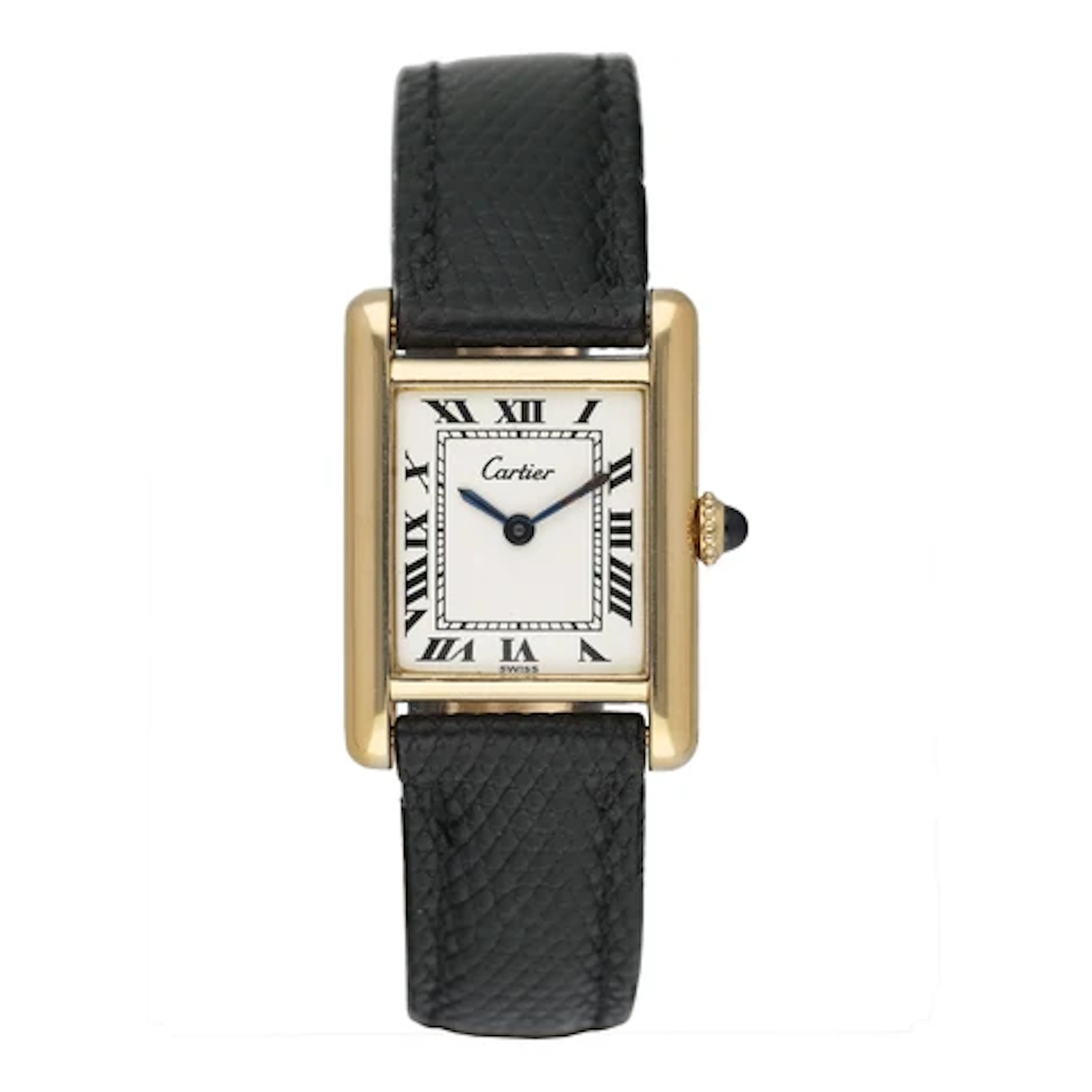 Cartier Tank Paris 78087 18K Yellow Gold Ladies Watch