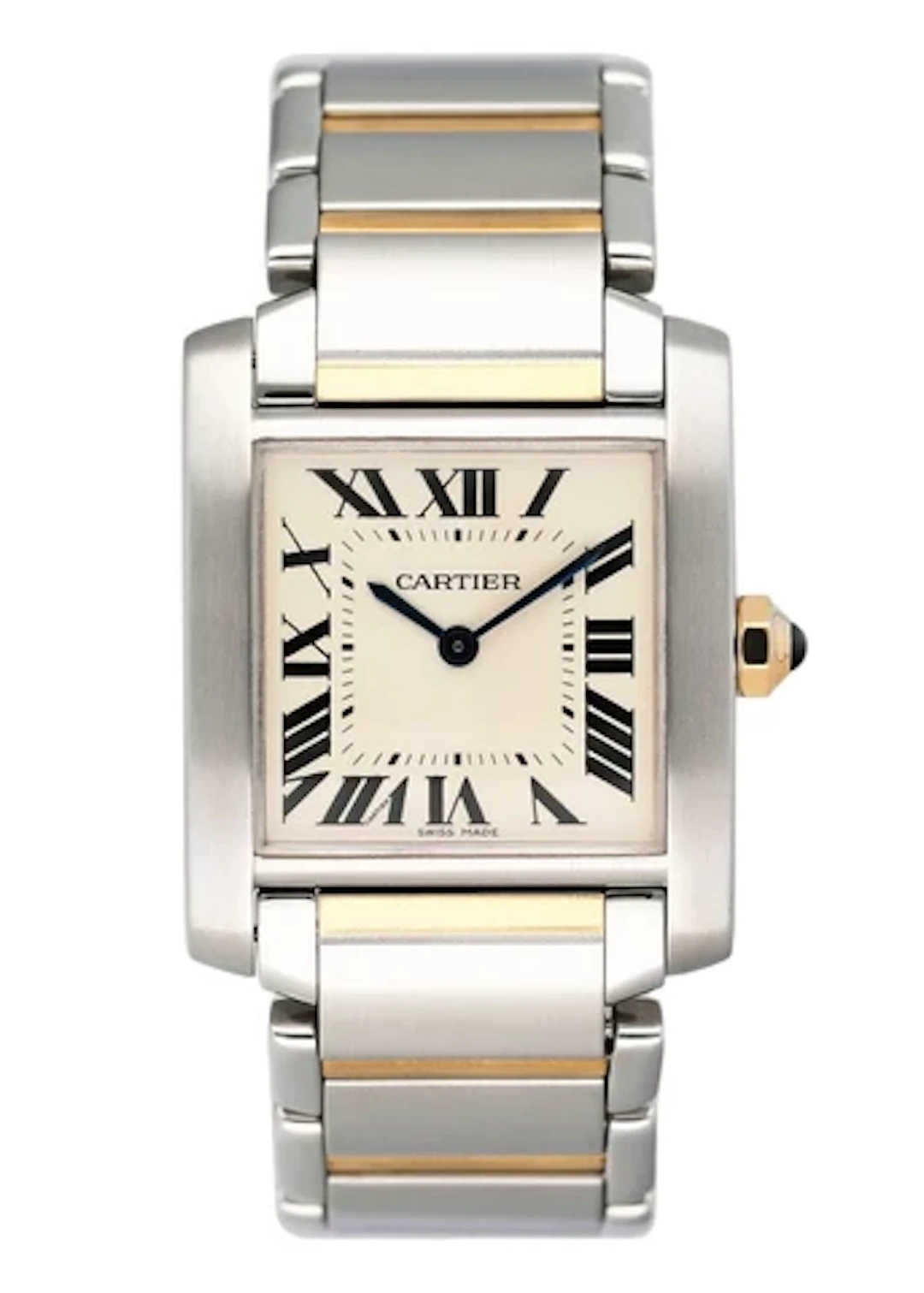 Cartier Tank Francaise W51006Q4 Two-Tone Midsize Ladies Watch Box Papers