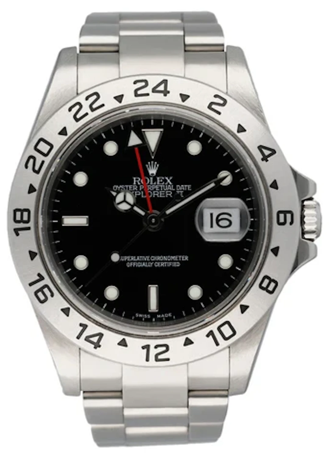 Rolex Explorer II 16570 Black Dial Mens Watch Box & Papers