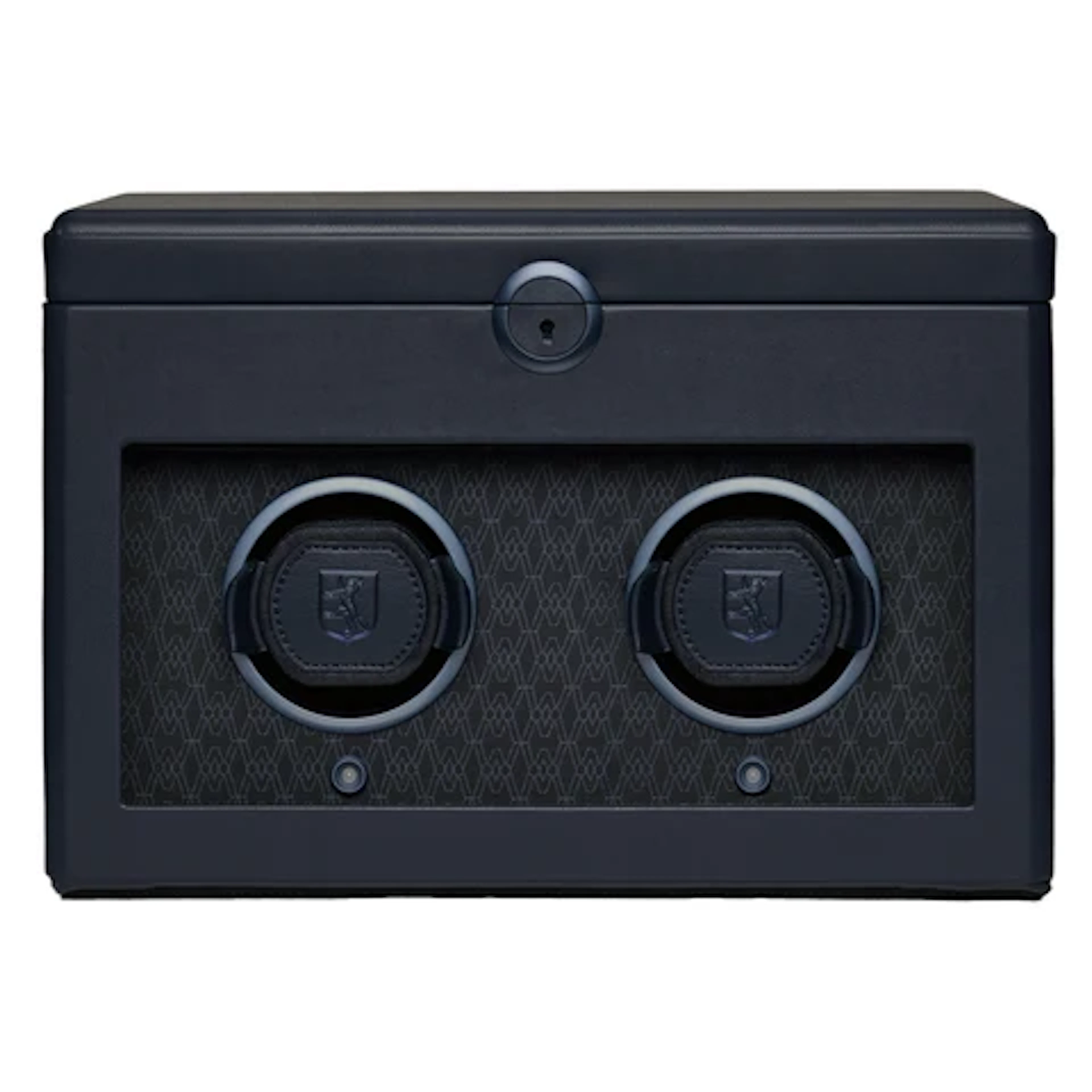Earth Double Watch Winder - Midnight Blue