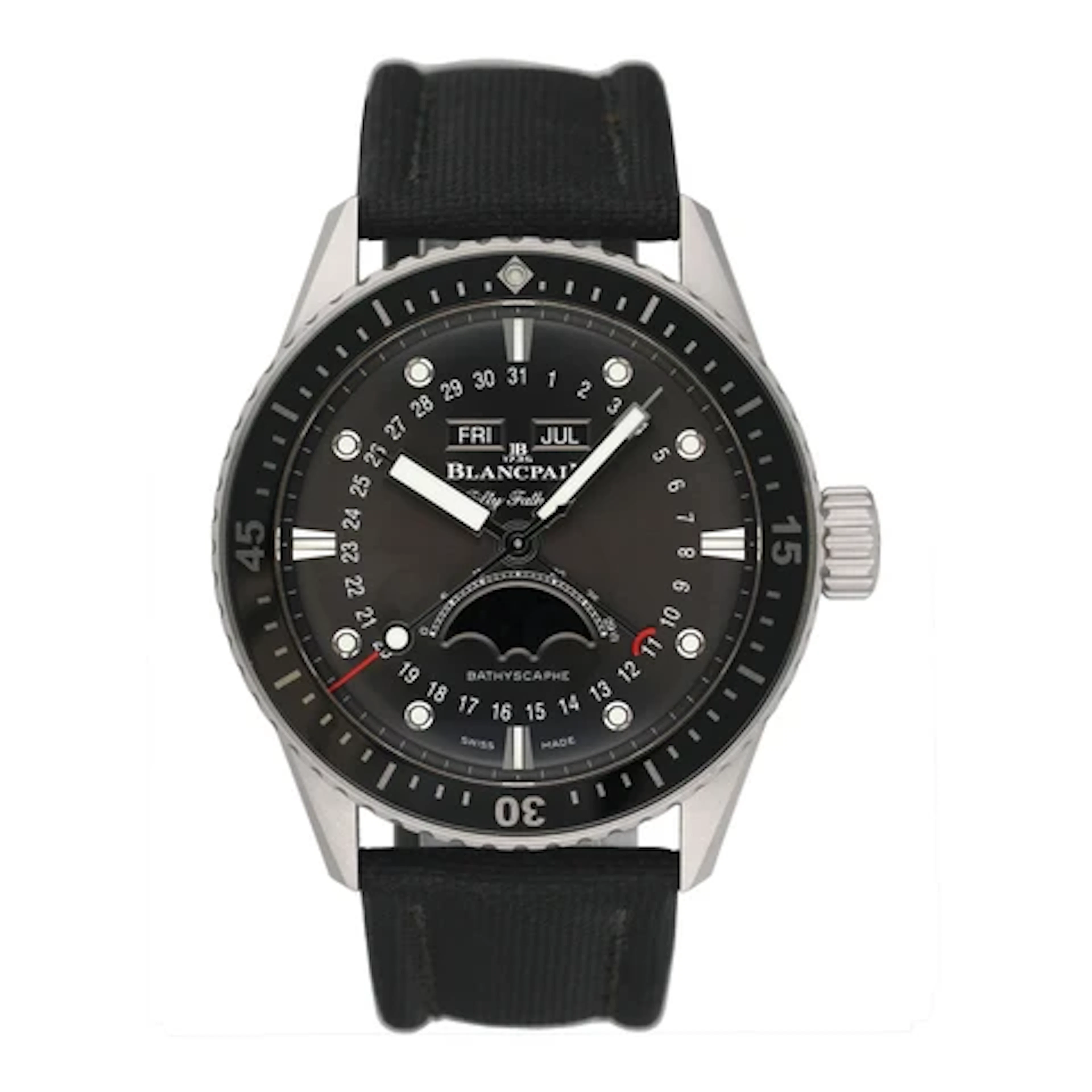 Blancpain Fifty Fathoms 5054-1110-B52A Grey Dial Mens Watch Box Papers
