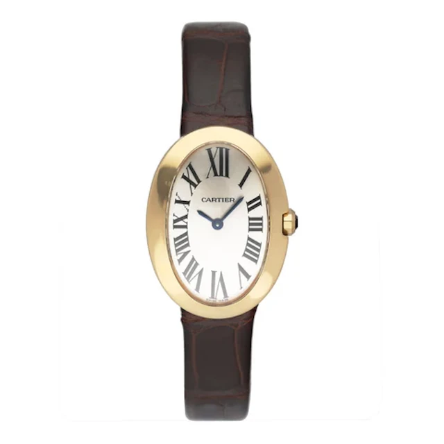 Cartier Baignoire W8000009 18K Yellow Gold Ladies Watch