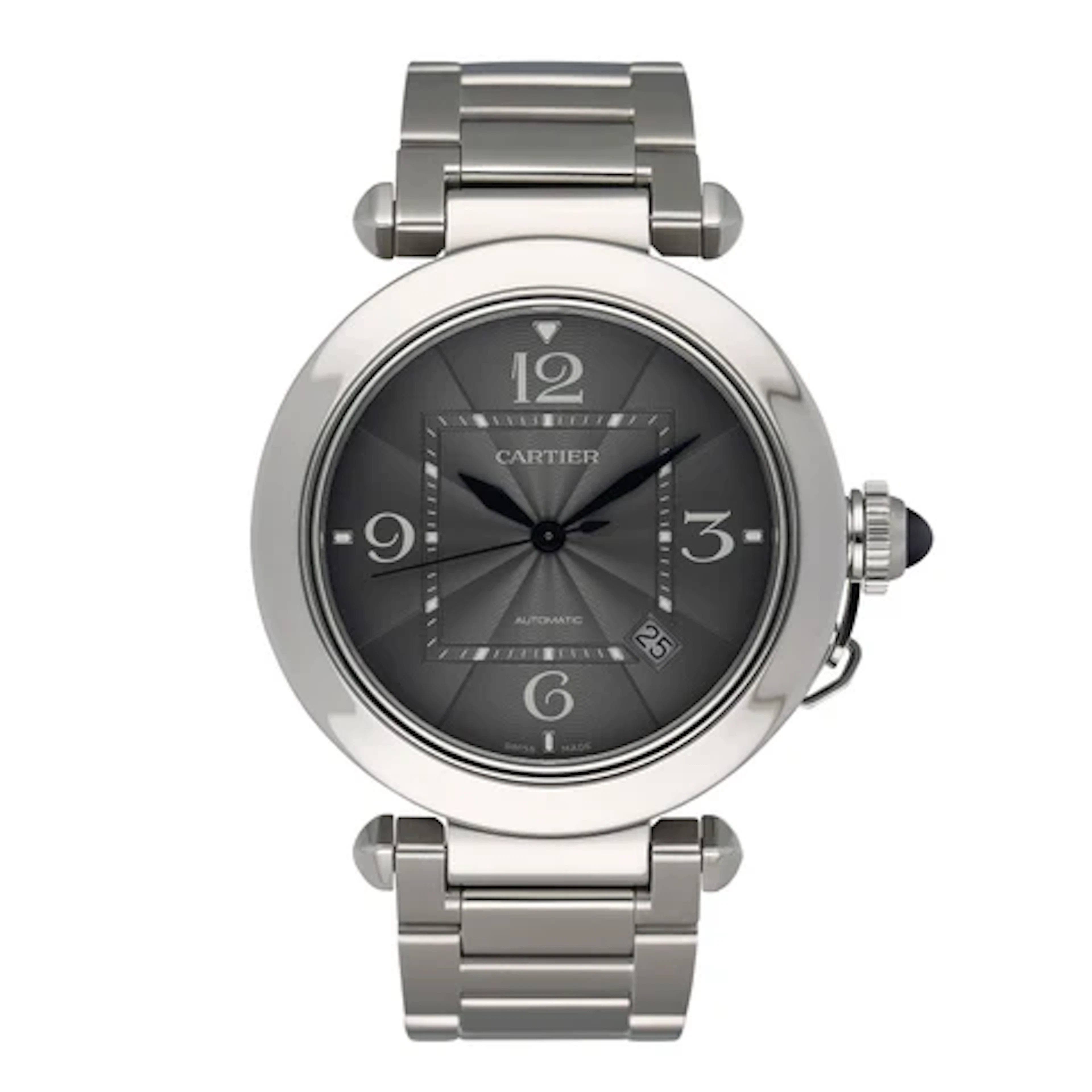 Cartier Pasha WSPA0026 Grey Dial Mens Watch