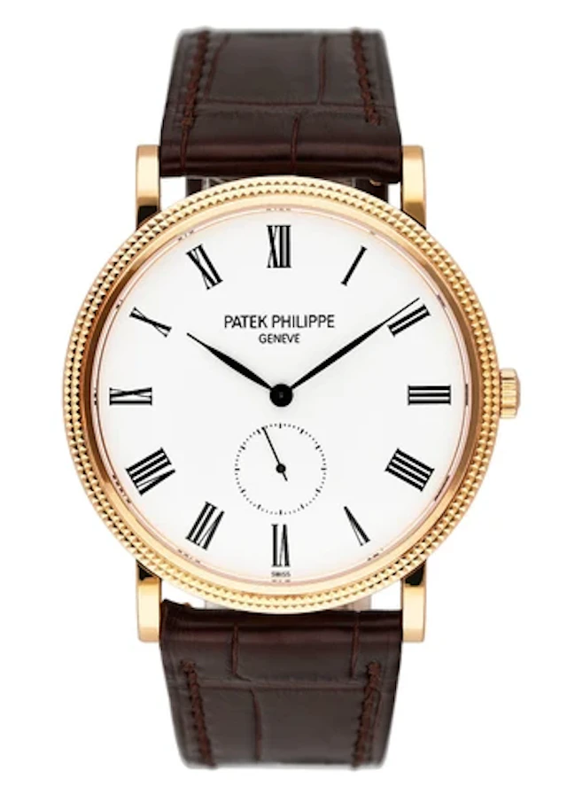 Patek Philippe Calatrava 5119R 18K Rose Gold Mens Watch Box Papers