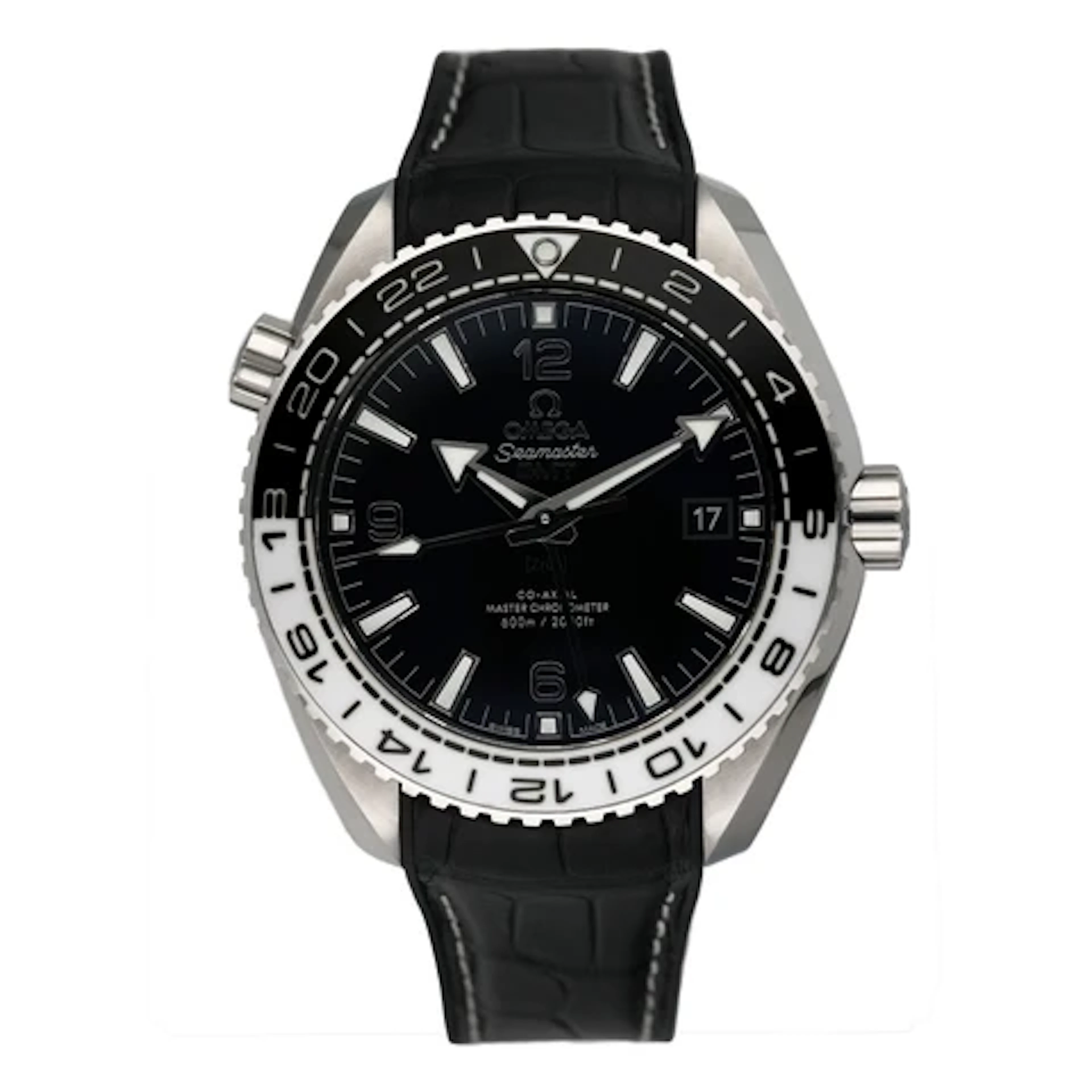 Omega Seamaster Planet Ocean 215.33.44.22.01.001 Black Dial Mens Watch