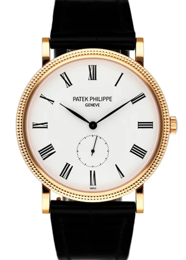 Patek Philippe Calatrava 5119R 18K Rose Gold Mens Watch Papers