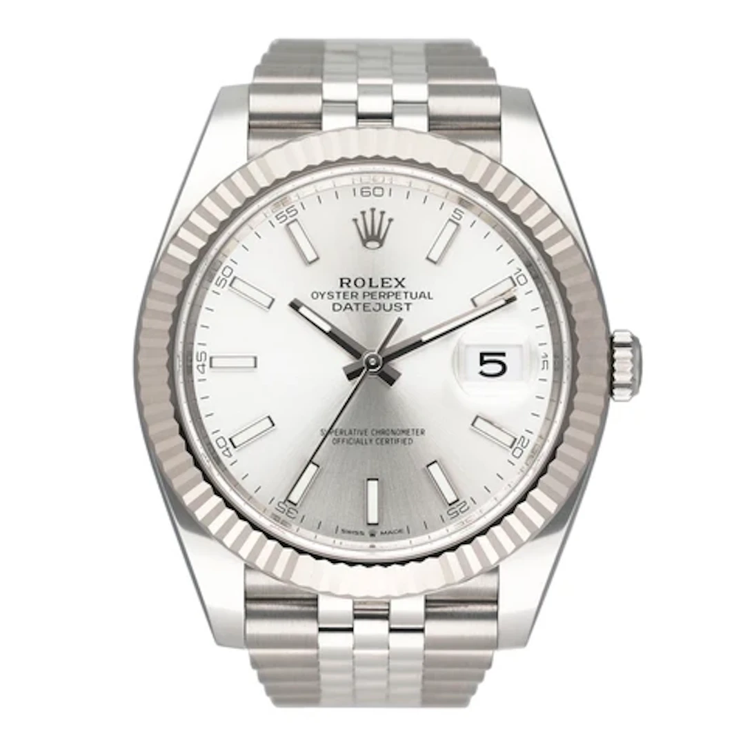 Rolex Datejust 41 126334 Silver Dial Steel Mens Watch Box Papers