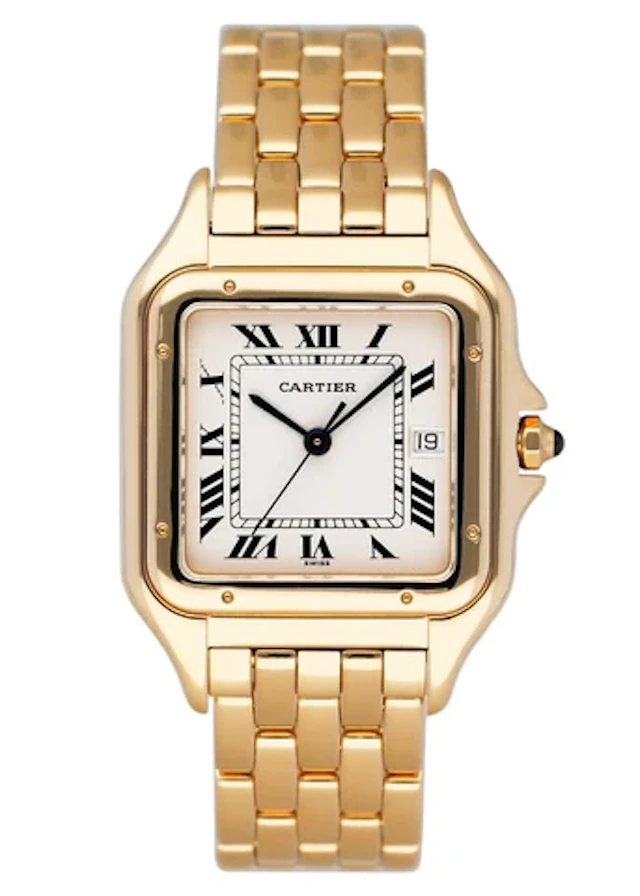 Cartier Panthere Large W25014B9 Mens Watch Box Papers