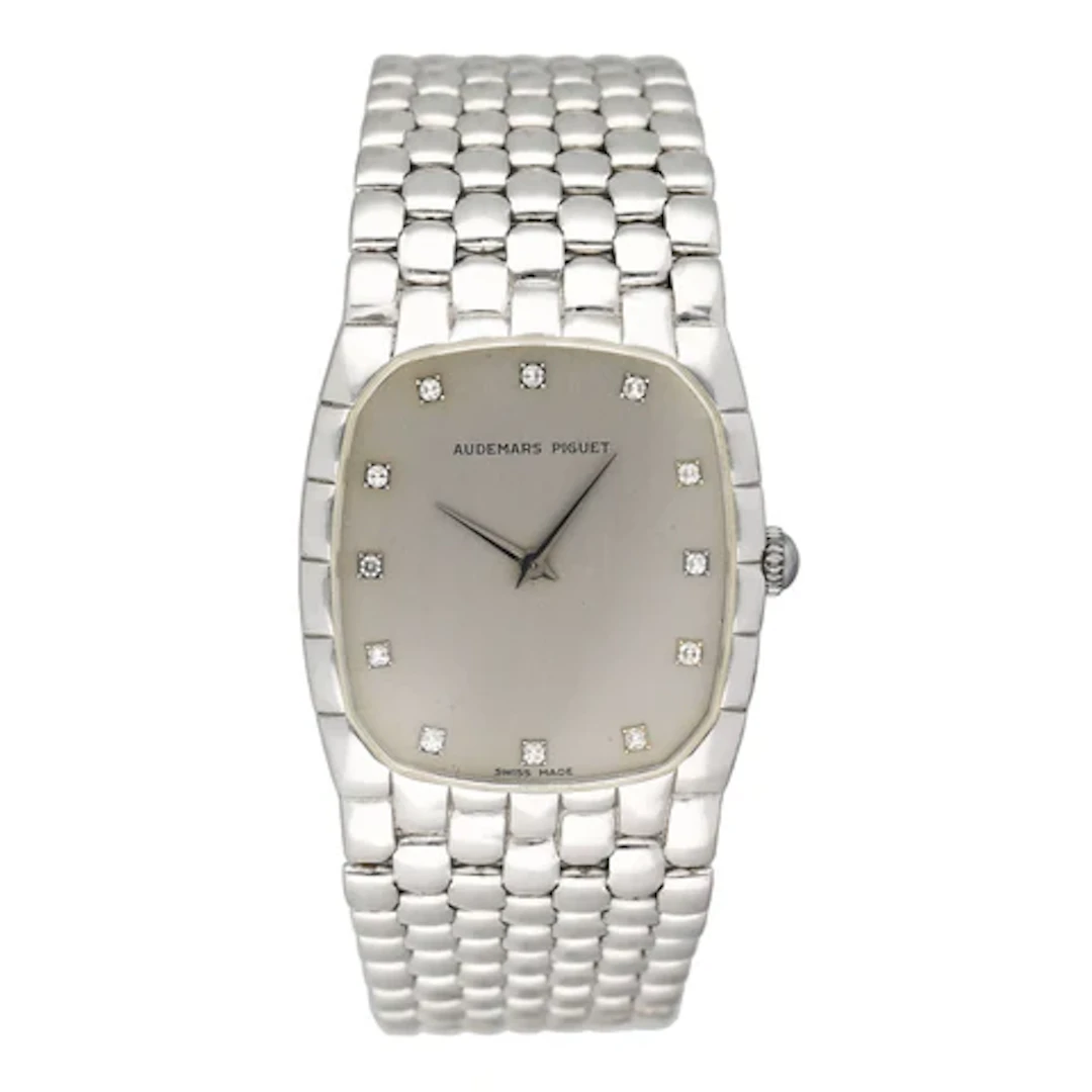Audemars Piguet 14126.791 Diamond Silver Dial 18K White Gold Ladies