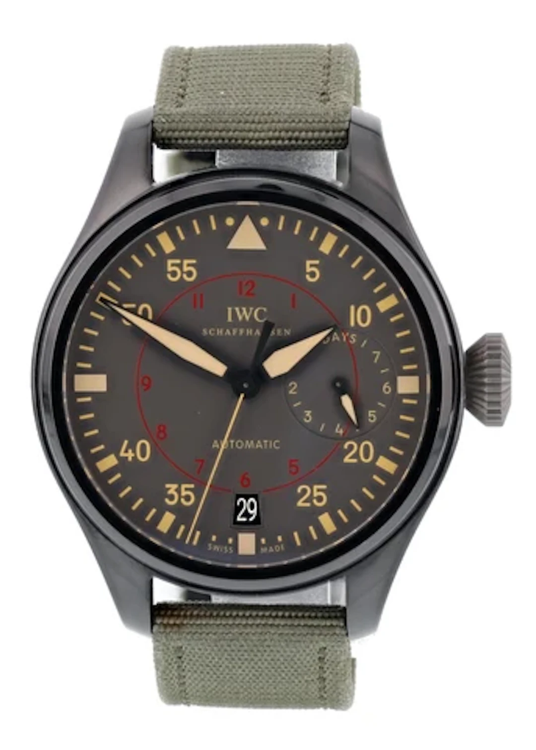 IWC Schaffhausen Pilot Top Gun Miramar IW501902 Anthracite Dial Mens Watch