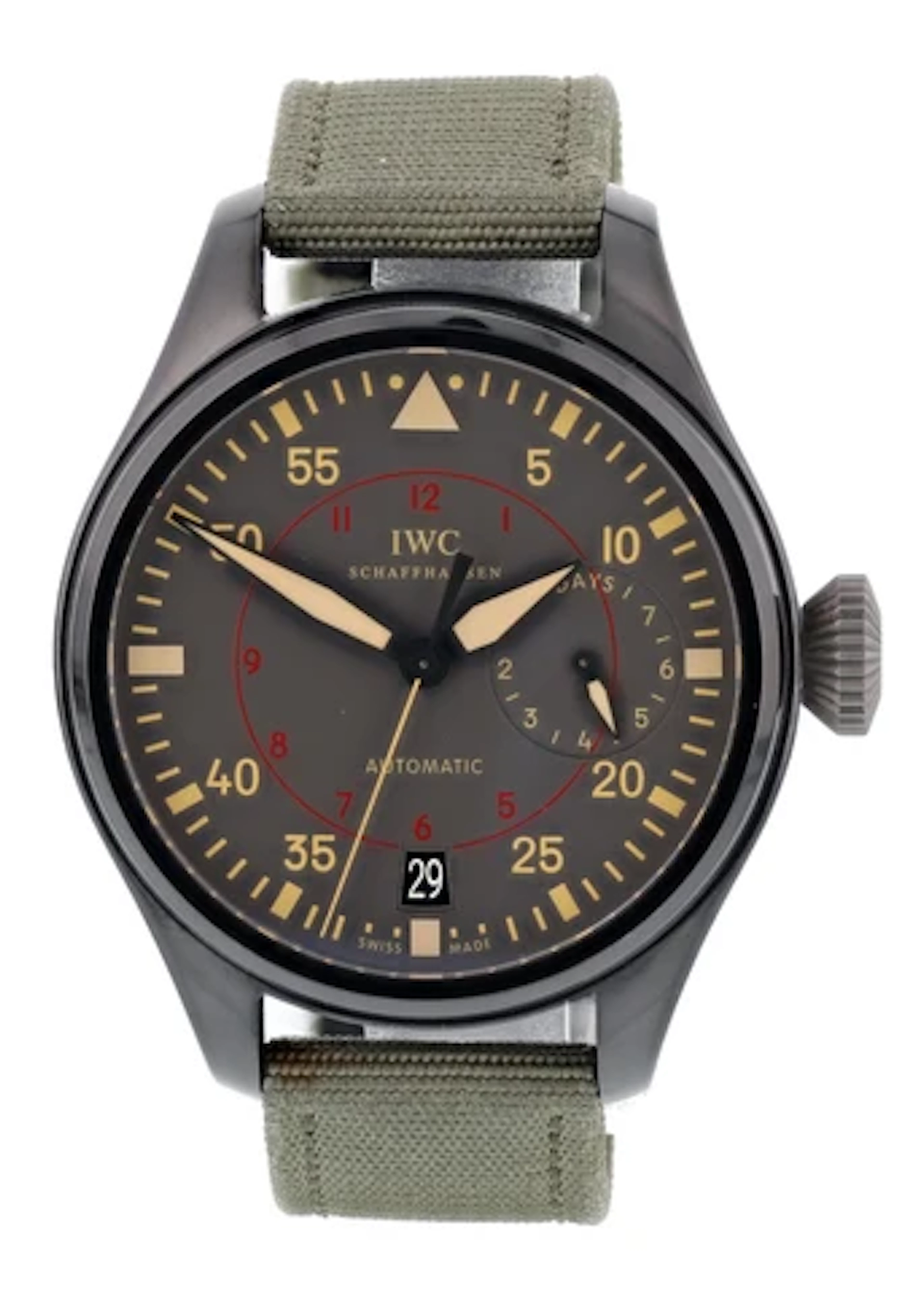 IWC Schaffhausen Pilot Top Gun Miramar IW501902 Anthracite Dial Mens Watch