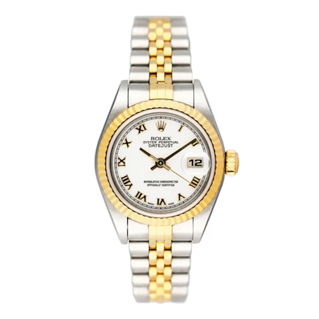 Rolex Datejust 69173 White Dial Ladies Watch Box Papers