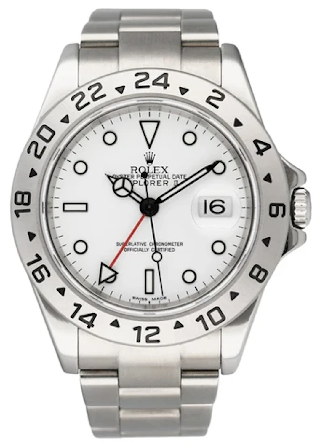 Rolex Explorer II 16570 White Dial Mens Watch