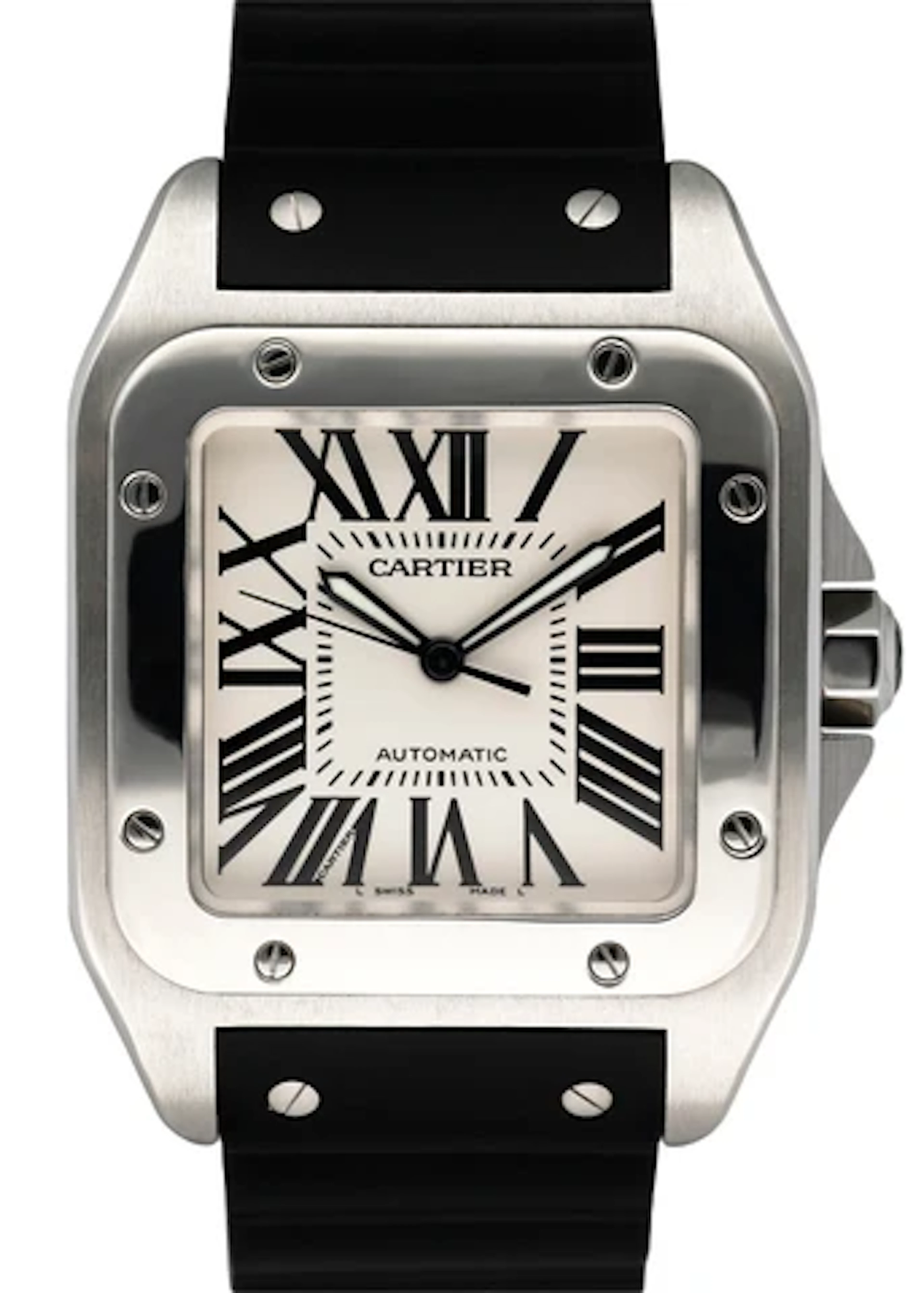 Cartier Santos-100 W20073X8 Mens Watch Box & Papers