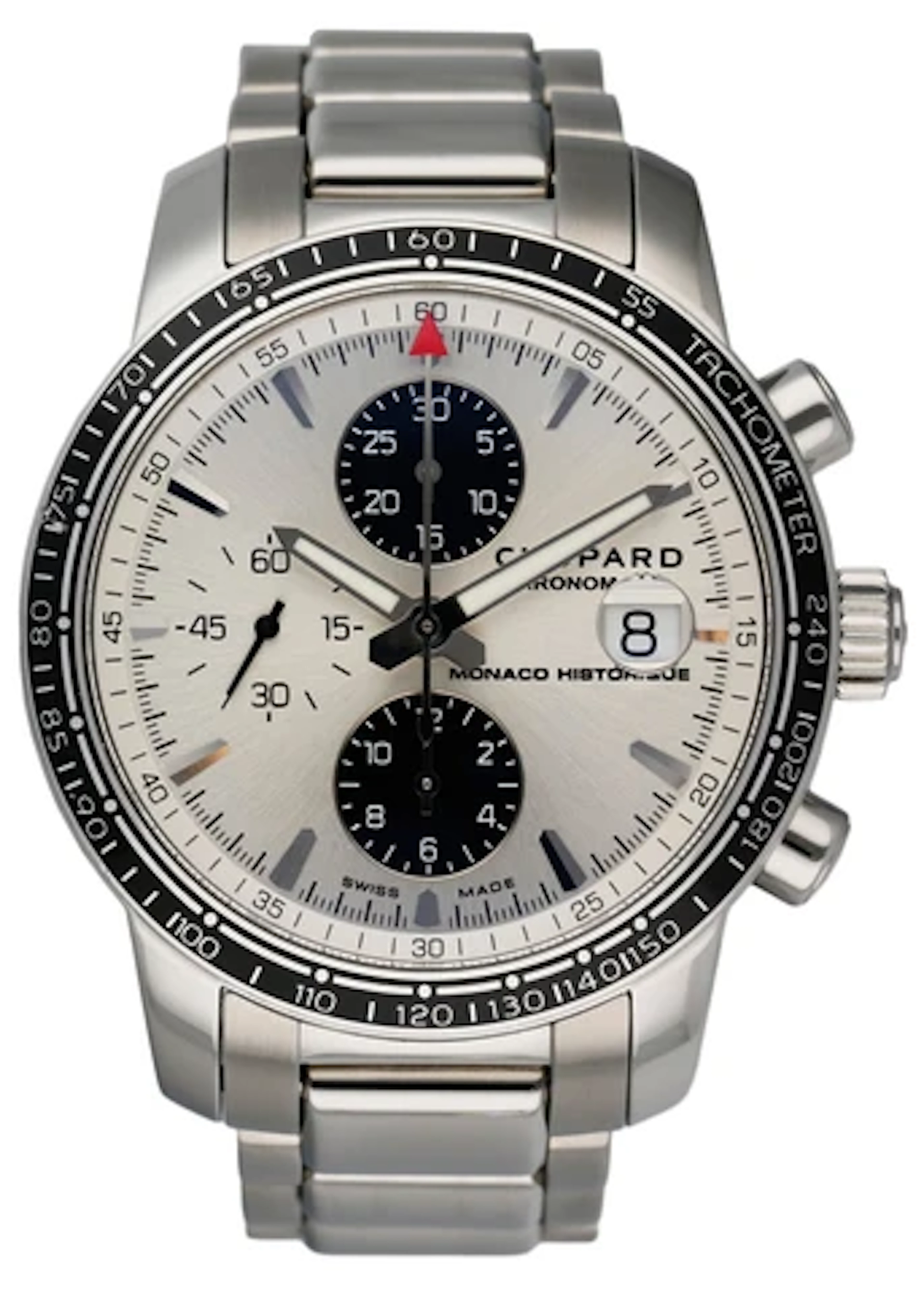 Chopard Grand Prix De Monaco Stainless Steel Silver Dial 8992 Men's Watch