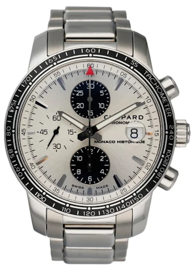 Chopard Grand Prix De Monaco Stainless Steel Silver Dial 8992 Men's Watch