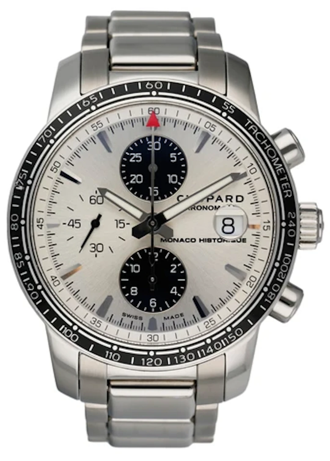 Chopard Grand Prix De Monaco Stainless Steel Silver Dial 8992 Men's Watch