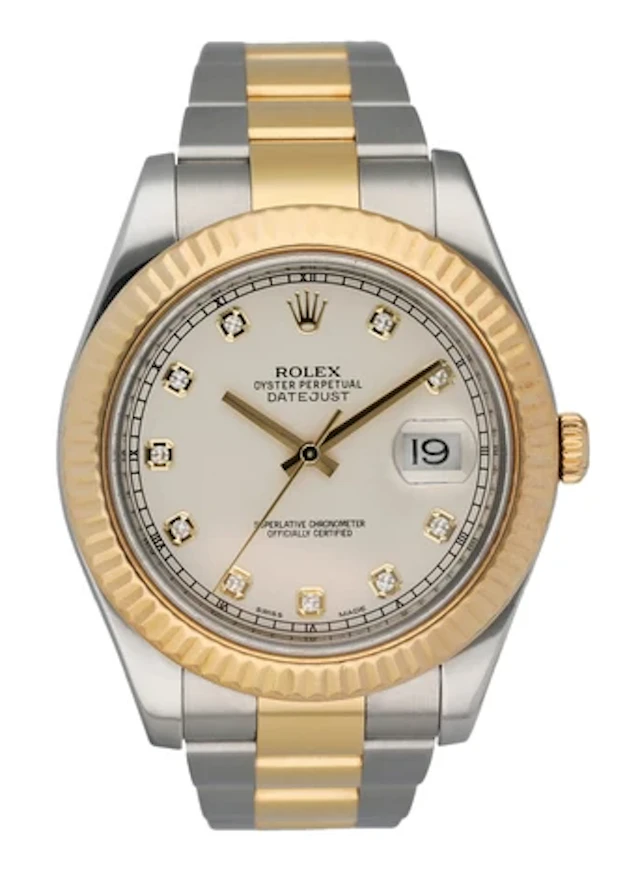 Rolex Datejust 41 116333 Stainless Steel & 18K Yellow Gold Mens Watch
