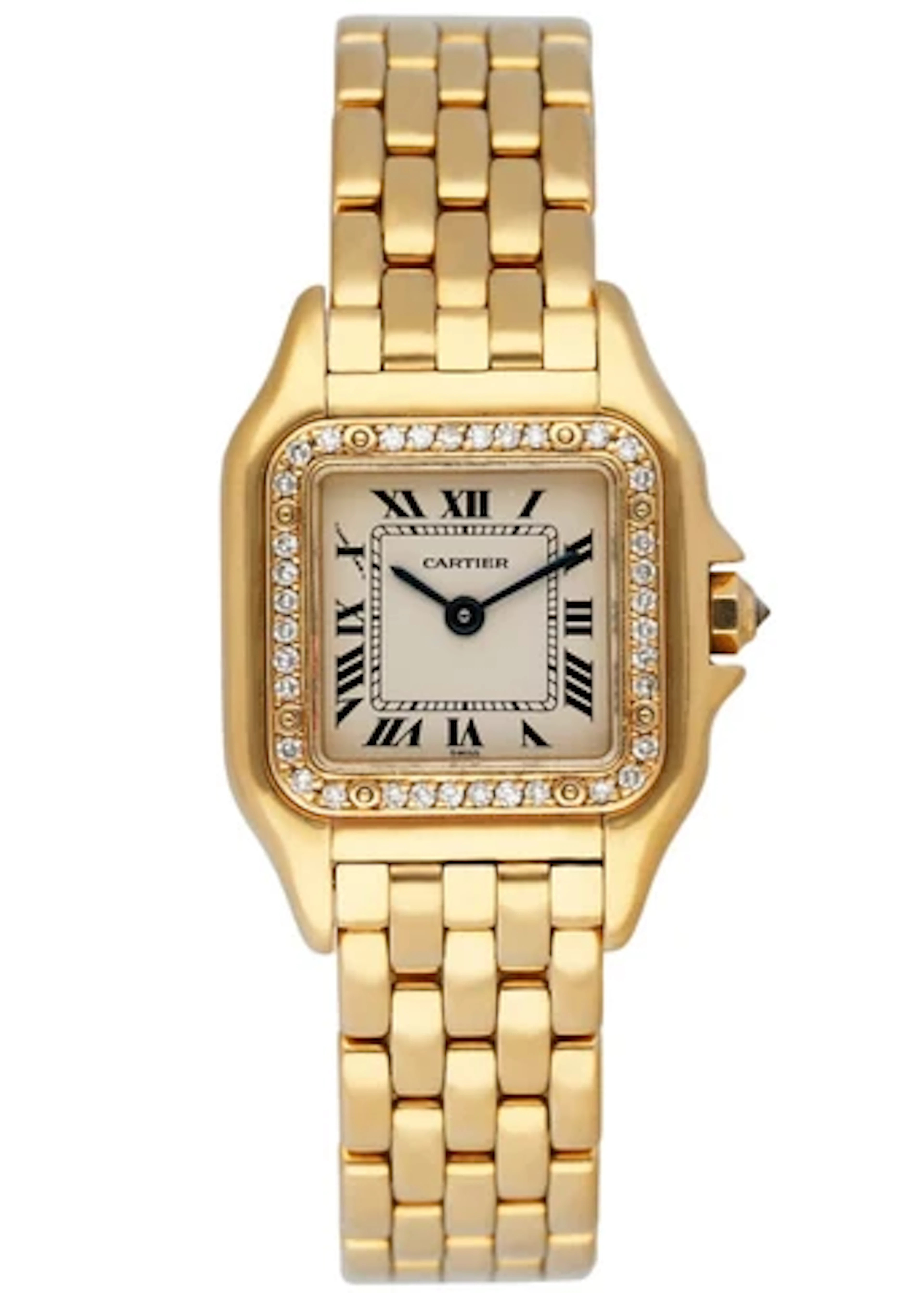 Cartier Panthere 8057915 18K Yellow Gold Diamonds Ladies Watch