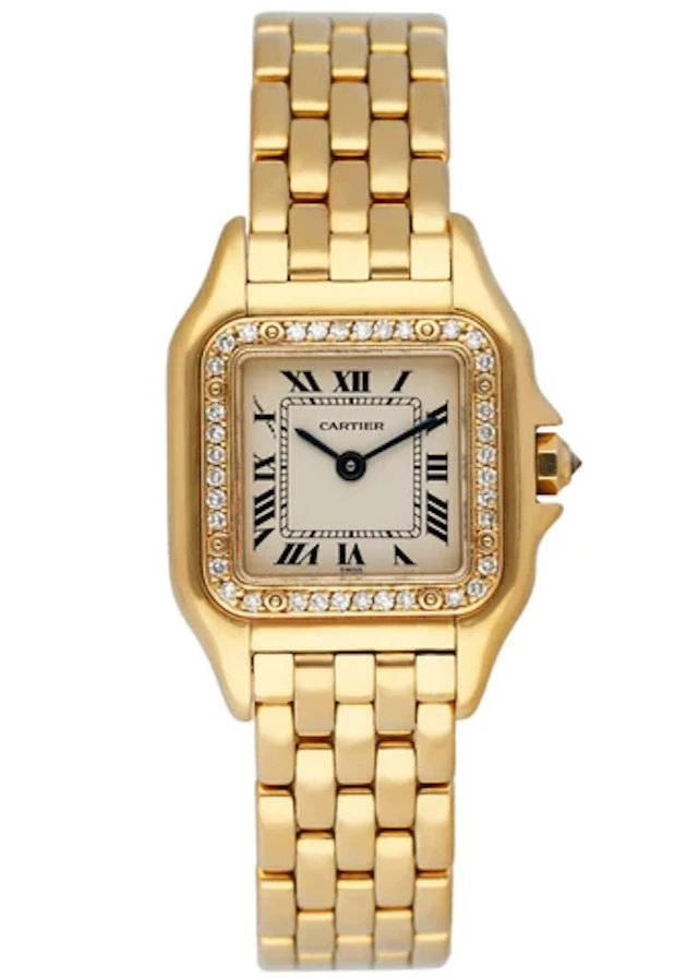 Cartier Panthere 8057915 18K Yellow Gold Diamonds Ladies Watch
