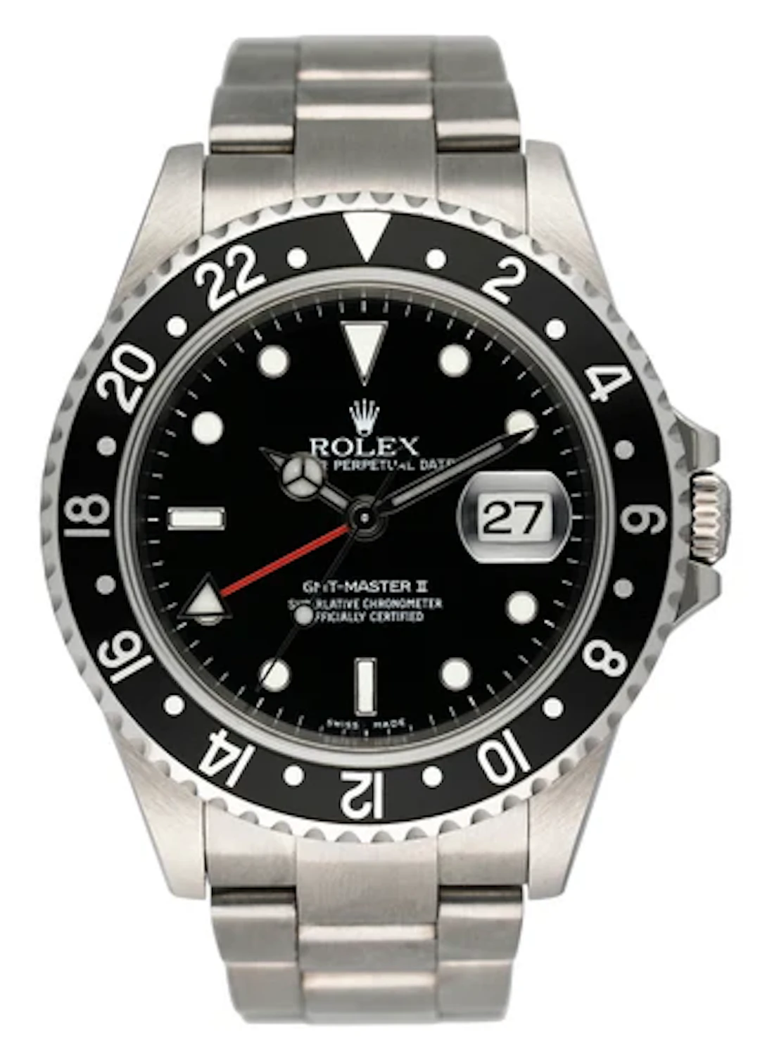 Rolex GMT Master II 16710 Stainless Steel Mens Watch