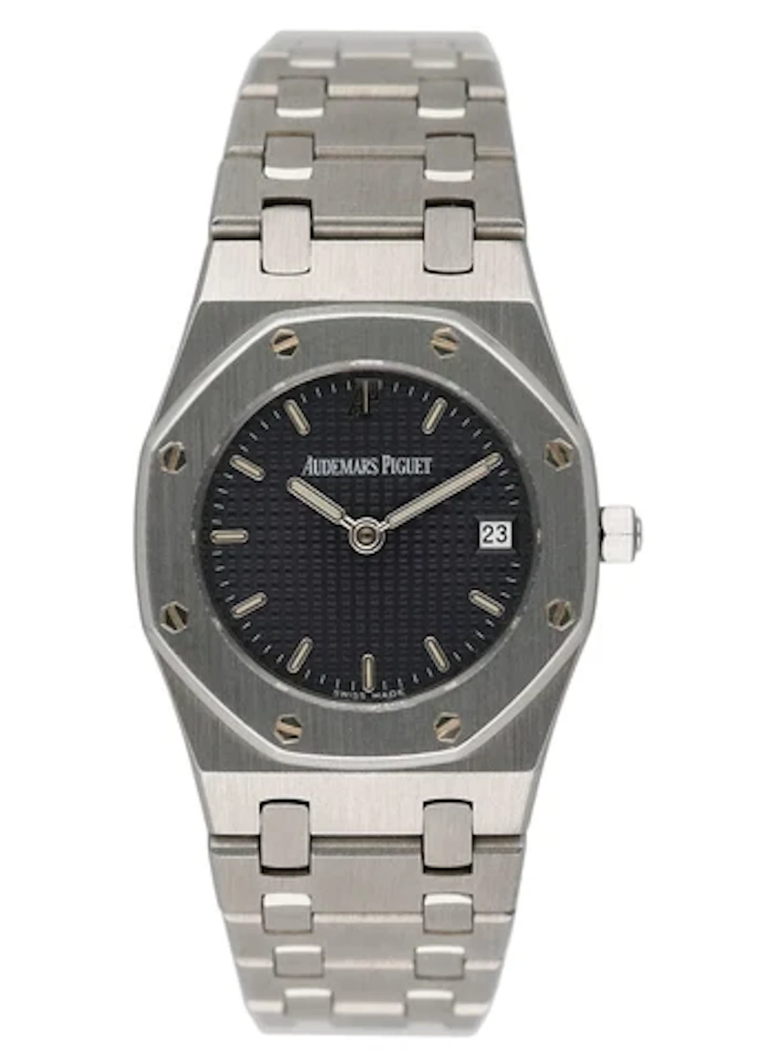 Audemars Piguet Royal Oak Black Dial Stainless Steel Ladies Watch