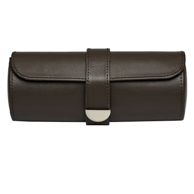 Earth Triple Watch Roll - Coffee