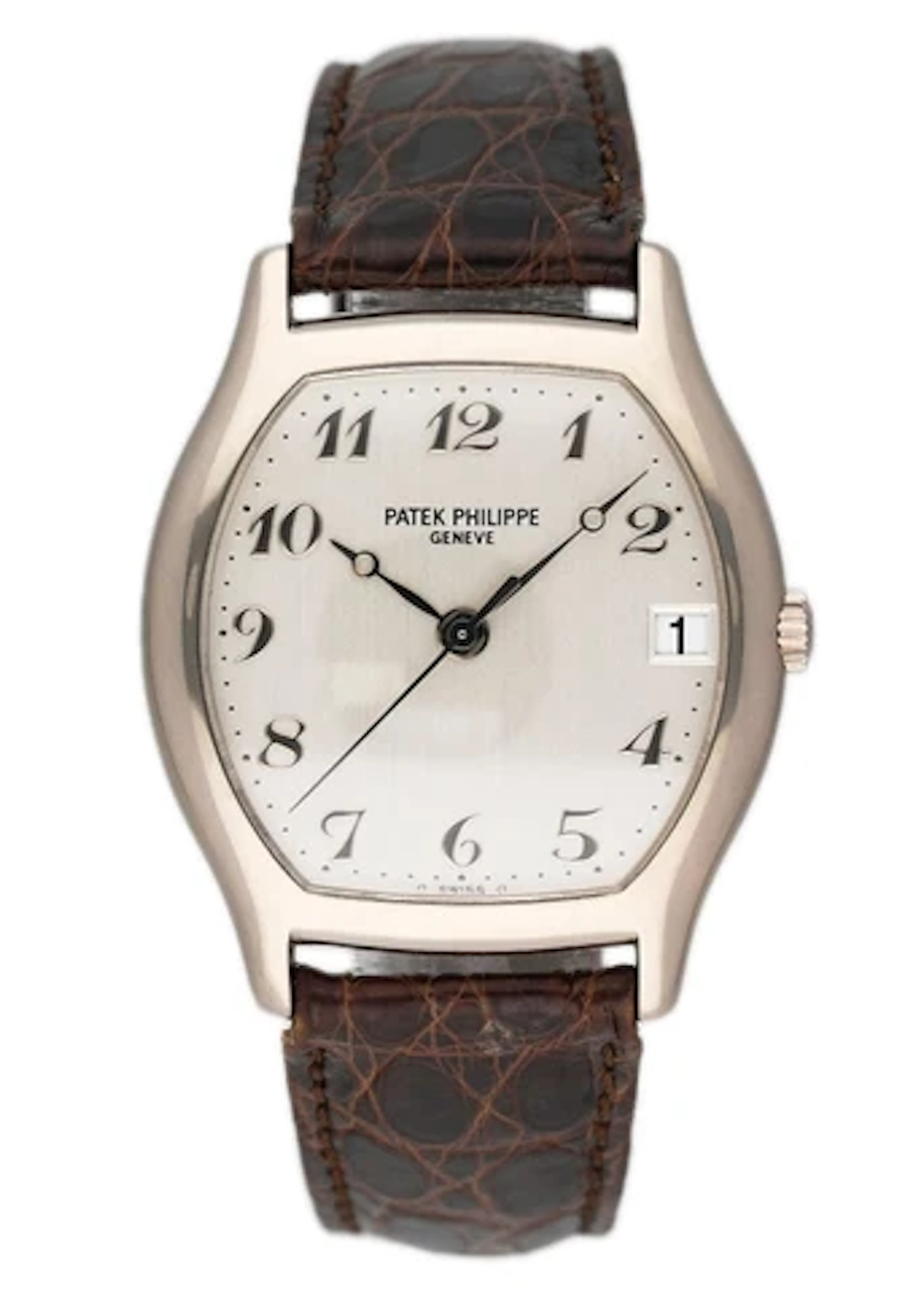 Patek Philippe Gondolo 5030G Silver Dial Mens Watch Box Papers