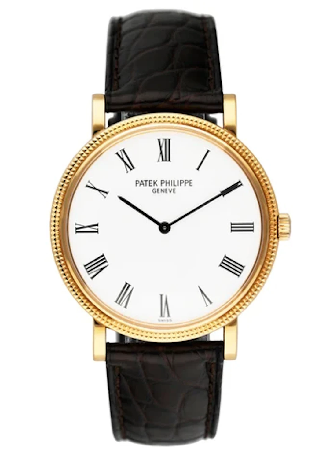Patek Philippe Calatrava 5120J 18K Yellow Gold Mens Watch Box Papers