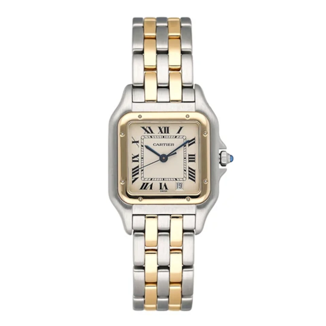 Cartier Panthere W25028B6 Midsize Two Tone Ladies Watch