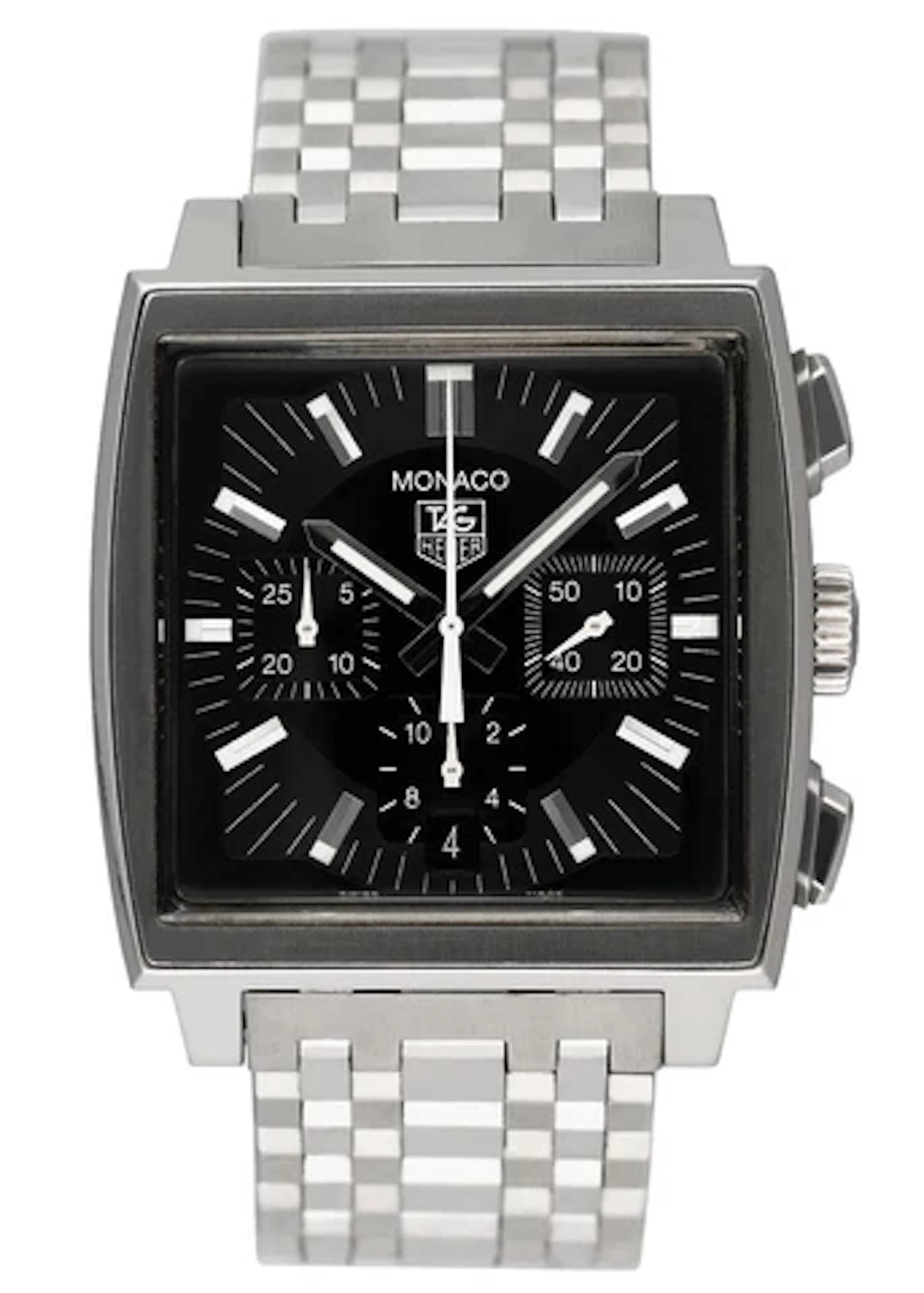 Tag Heuer Monaco Chronograph CW2111 Mens Watch Box Papers