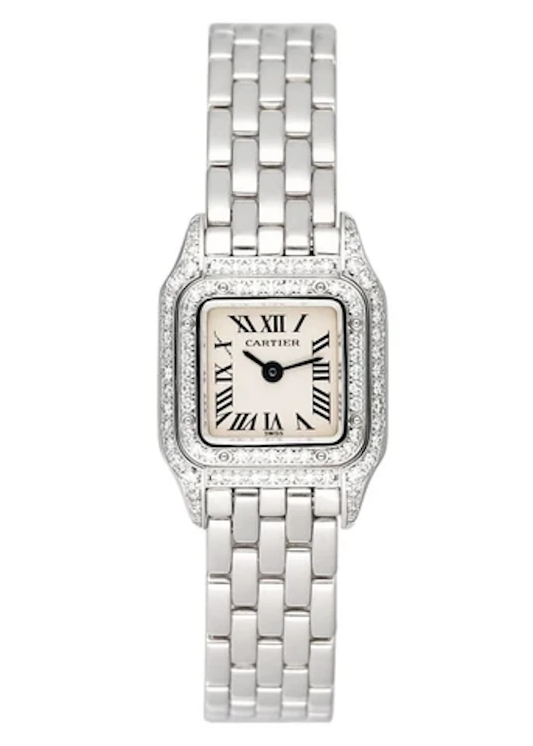 Cartier Panthere Mini WF3210F3 Diamond Ladies Watch