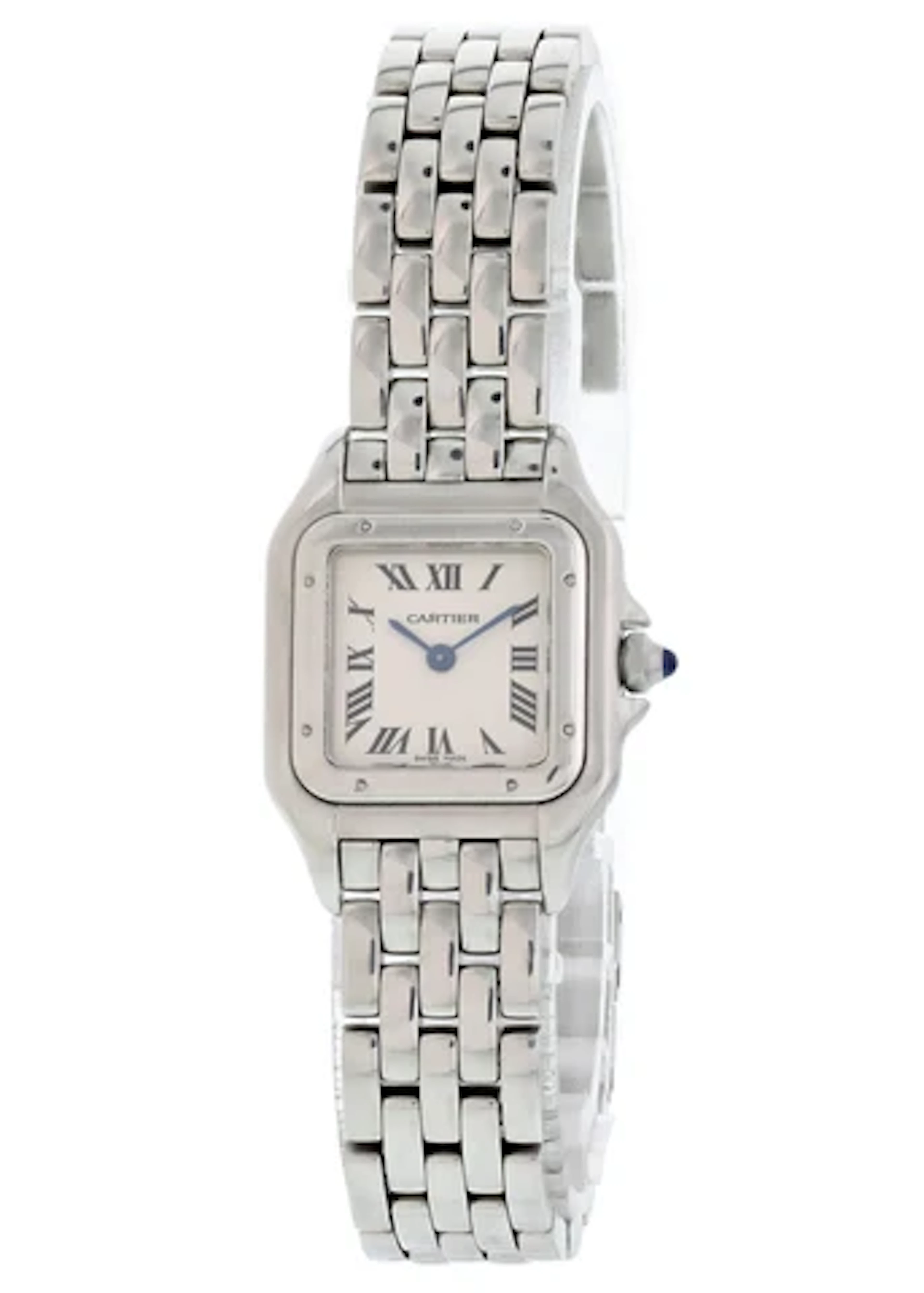 Cartier Panthere W25033P5 / 1320 Stainless Steel Ladies Watch