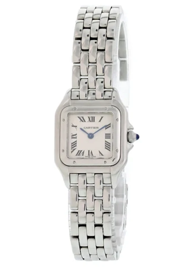 Cartier Panthere W25033P5 / 1320 Stainless Steel Ladies Watch