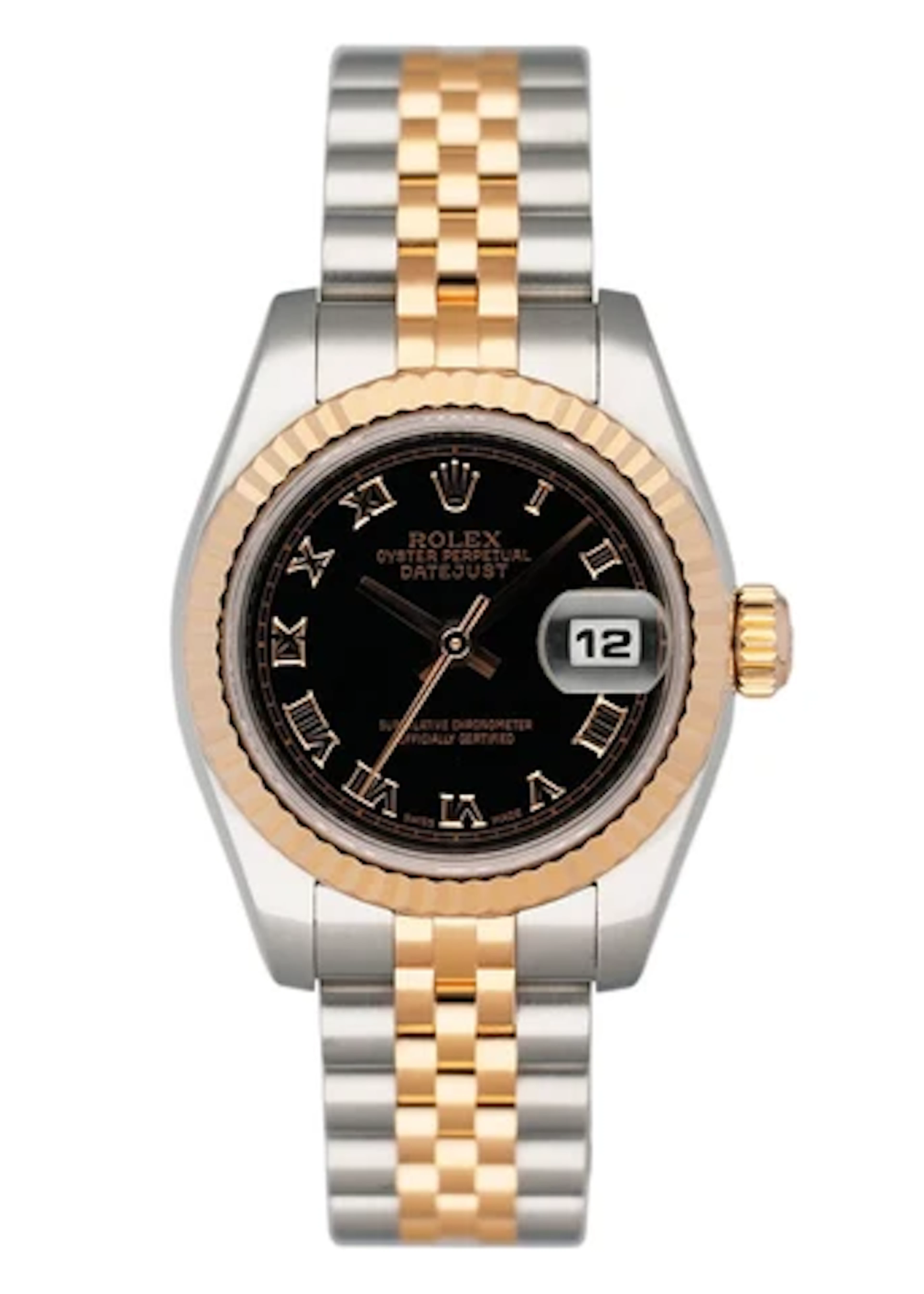 Rolex Datejust 179171 Black Dial Ladies Watch