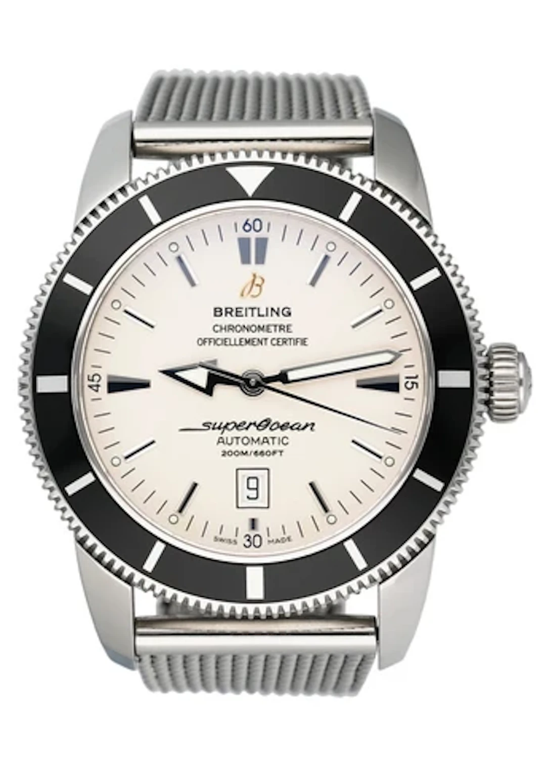 Breitling Superocean Heritage 46 A17320 White Dial Mens Watch Box Papers