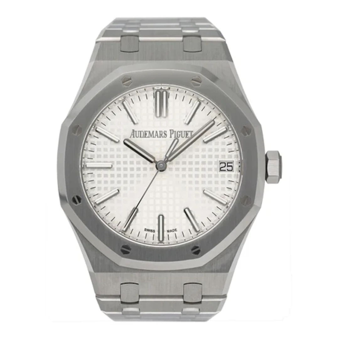 Audemars Piguet Royal Oak 15510ST White Dial Mens Watch Box Papers