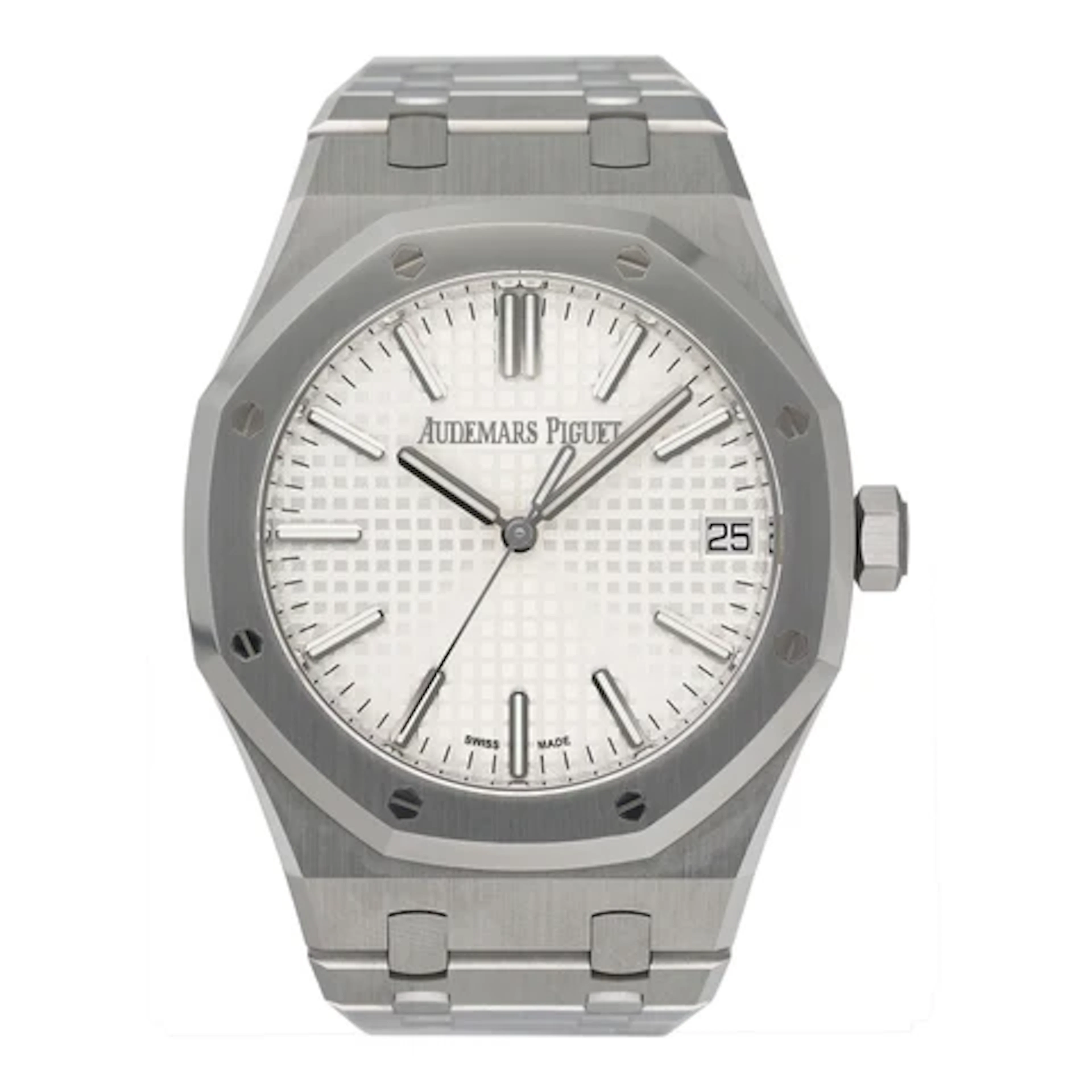 Audemars Piguet Royal Oak 15510ST White Dial Mens Watch Box Papers