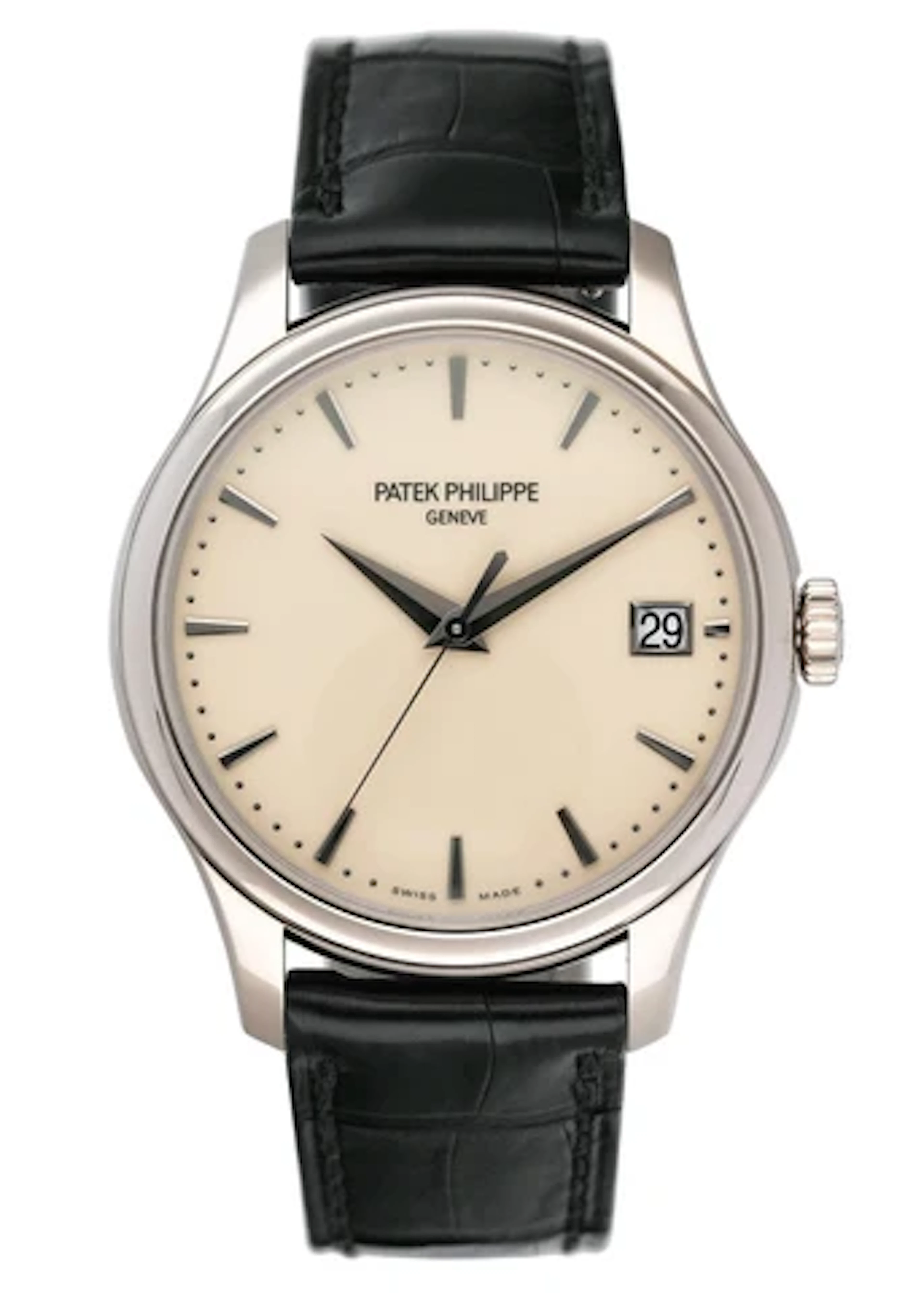 Patek Philippe Calatrava 5227G Ivory Dial 18K White Gold Mens Watch With Papers