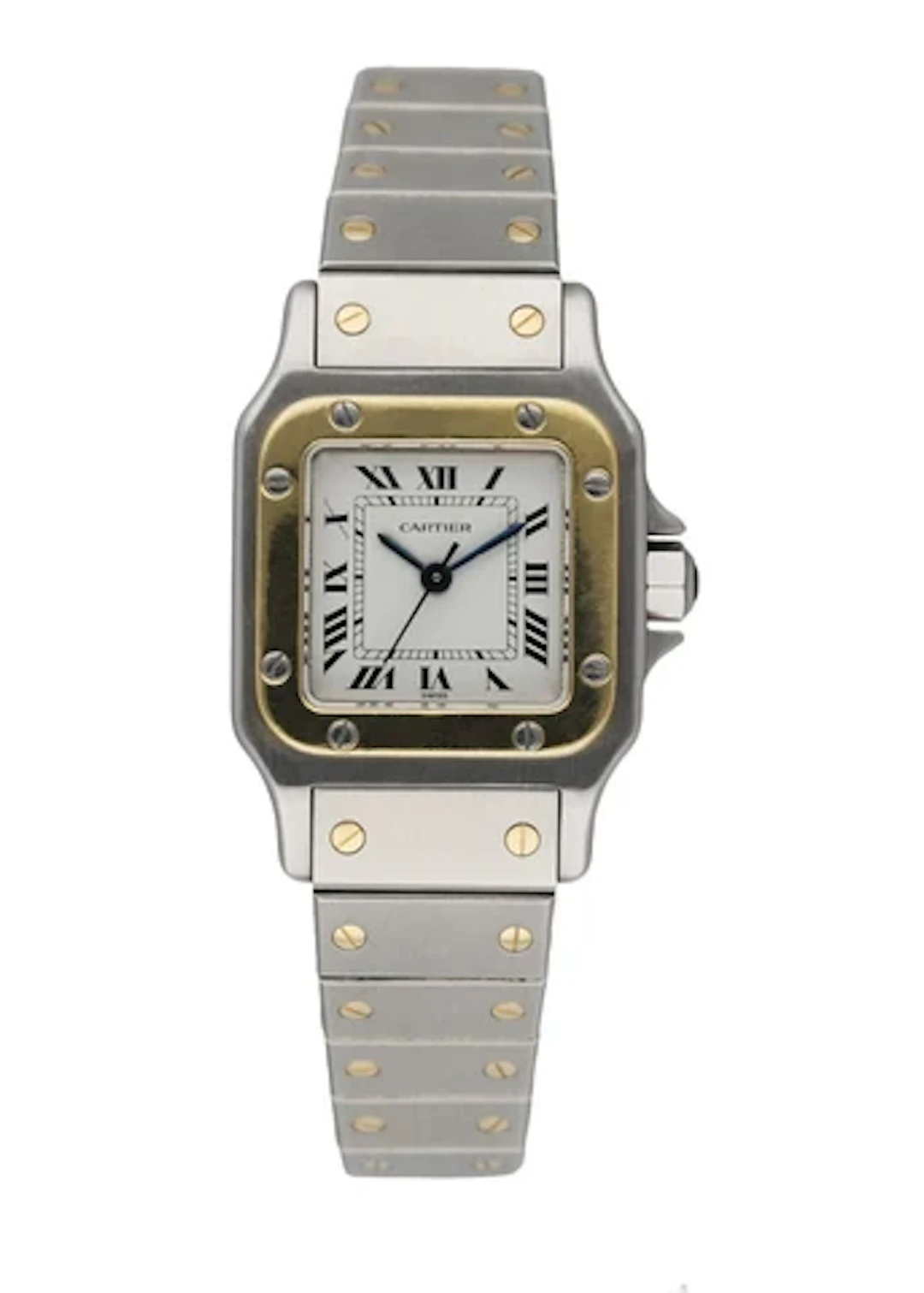 Cartier Santos Galbee Two Tone Ladies Watch