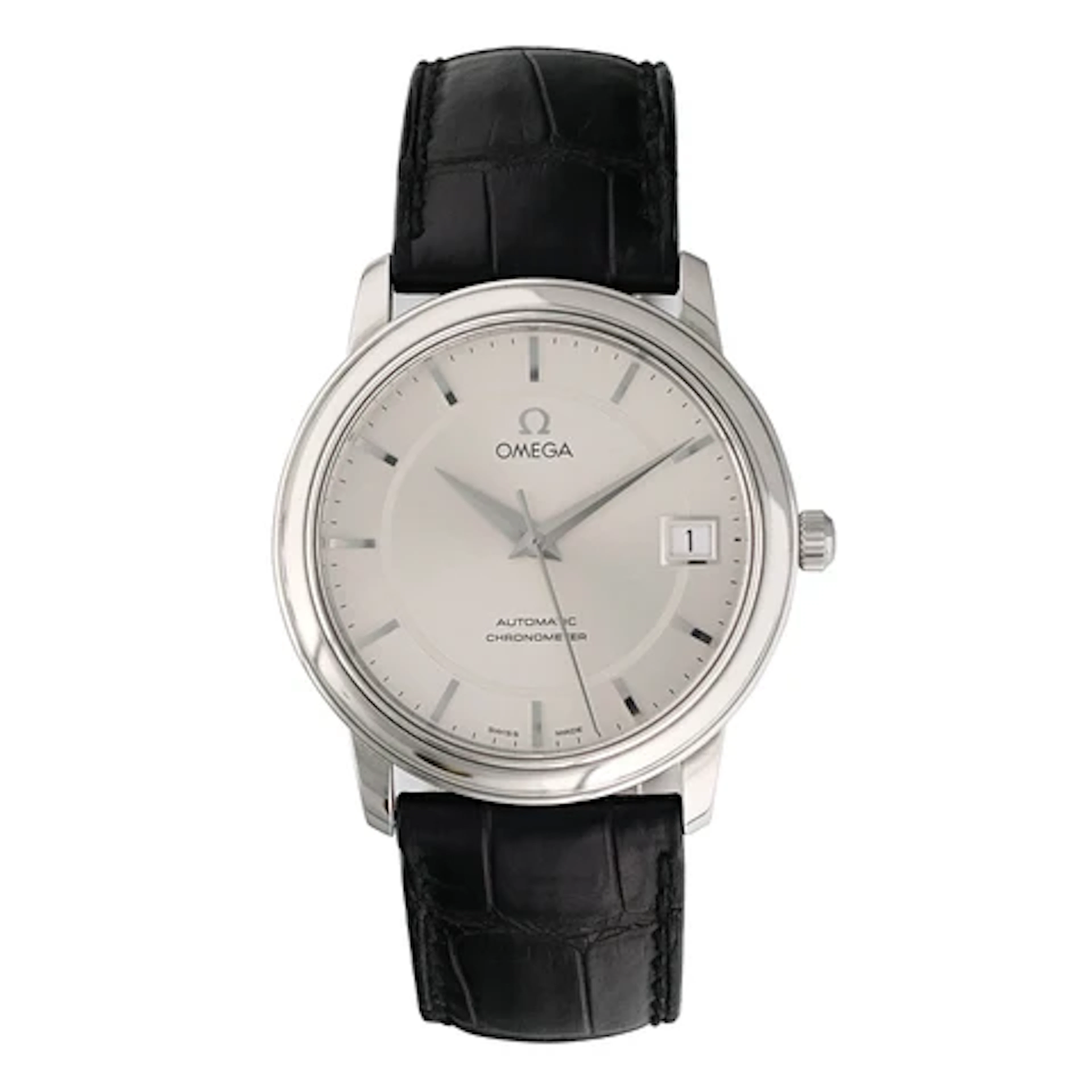 Omega De Ville 4800.31.01 Mens Watch Box Papers