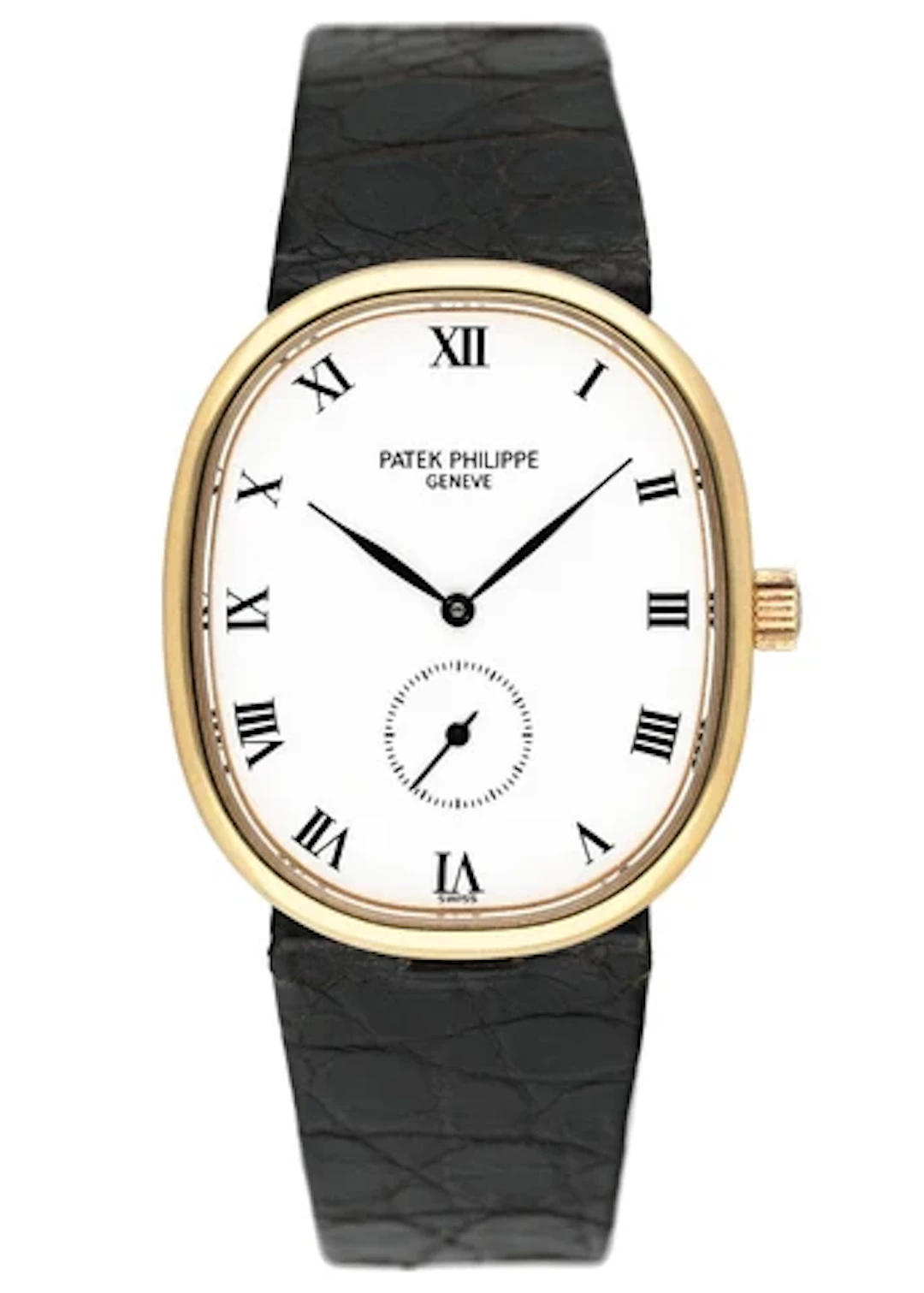 Patek Philippe Ellipse 3978J White Dial 18K Yellow Gold Mens Watch