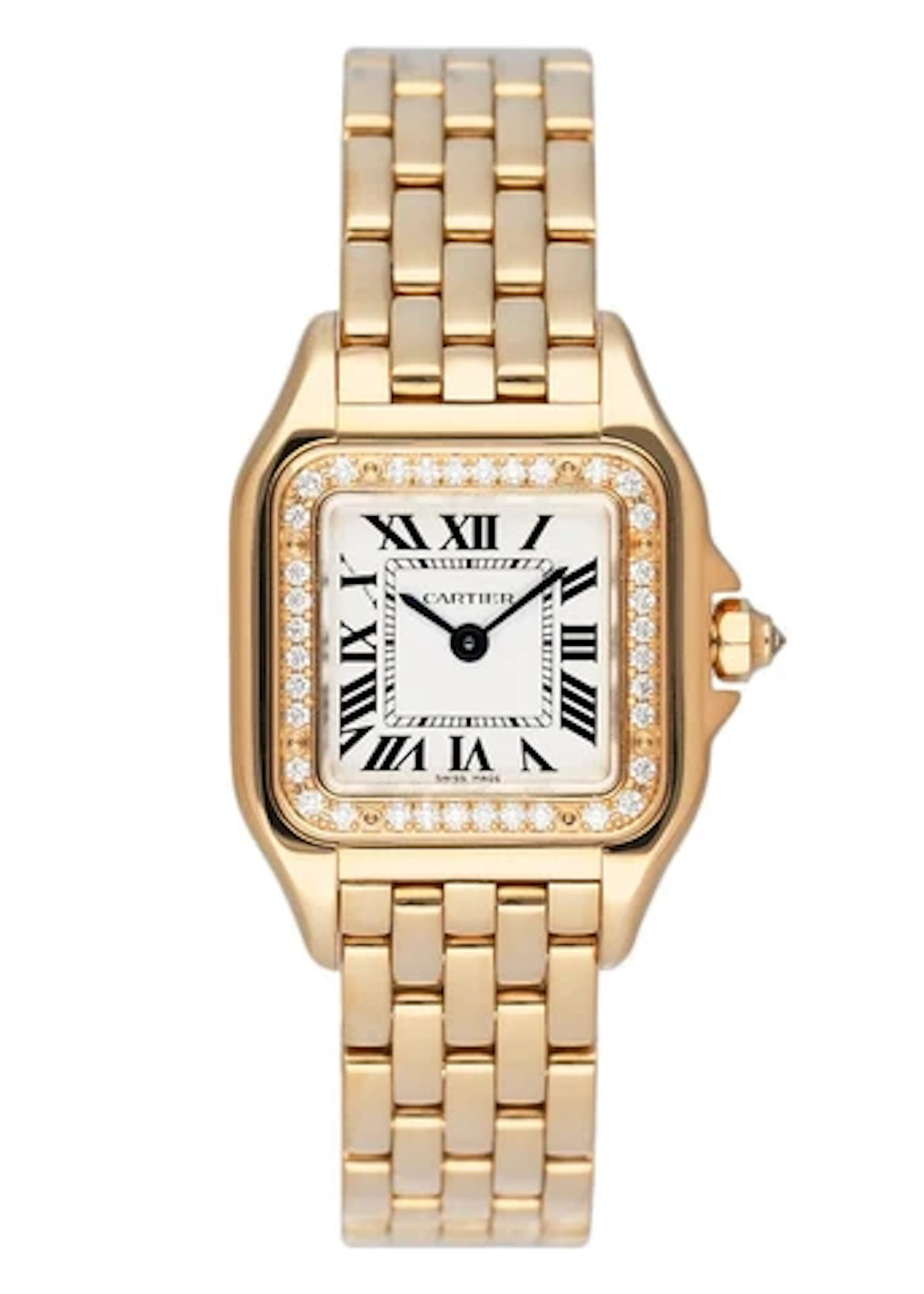 Cartier Panthere WJPN0048 Diamond Bezel 18K Yellow Gold Ladies Watch