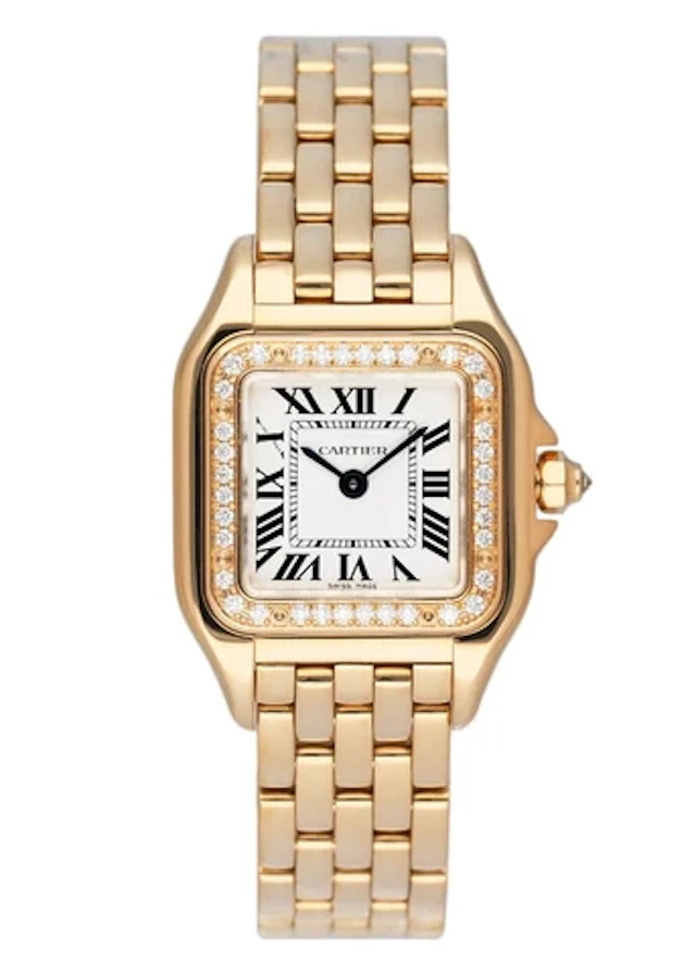 Cartier Panthere WJPN0048 Diamond Bezel 18K Yellow Gold Ladies Watch