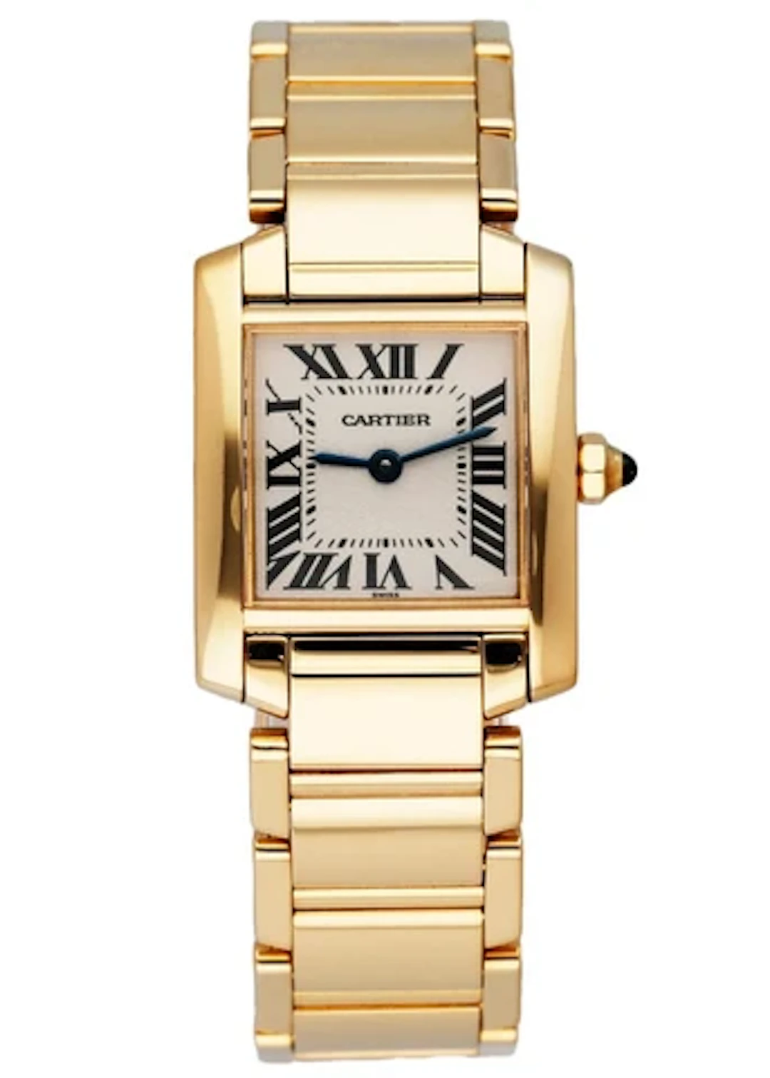 Cartier Tank Francaise W50002N2 18K Yellow Gold Ladies Watch