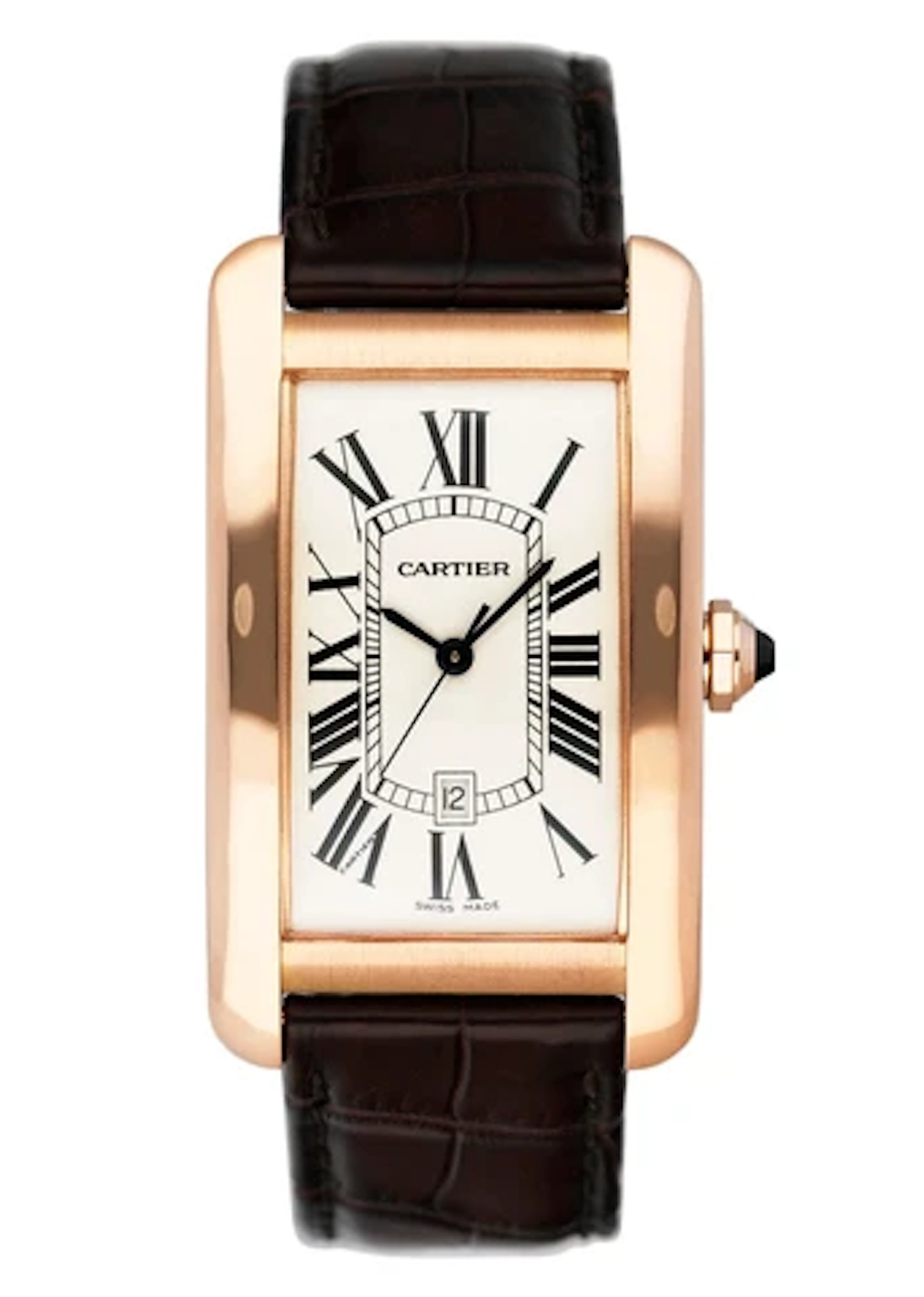 Cartier Tank Americaine Large W2609156 18K Rose Gold Watch