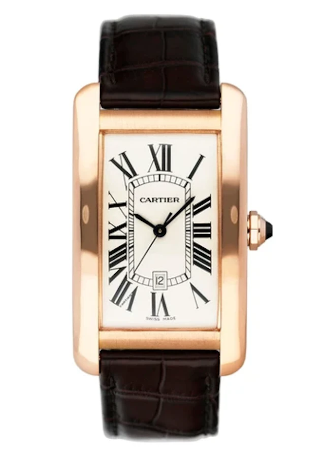 Cartier Tank Americaine Large W2609156 18K Rose Gold Watch
