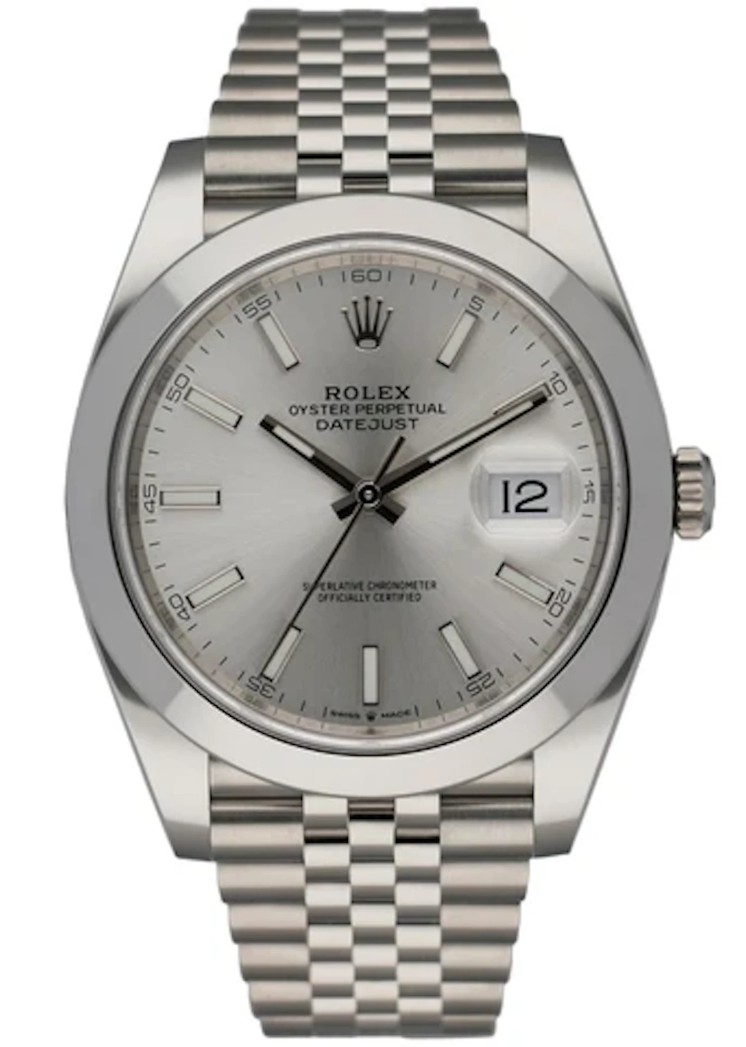 Rolex Datejust 41 126300 Silver Dial Mens Watch Box Papers
