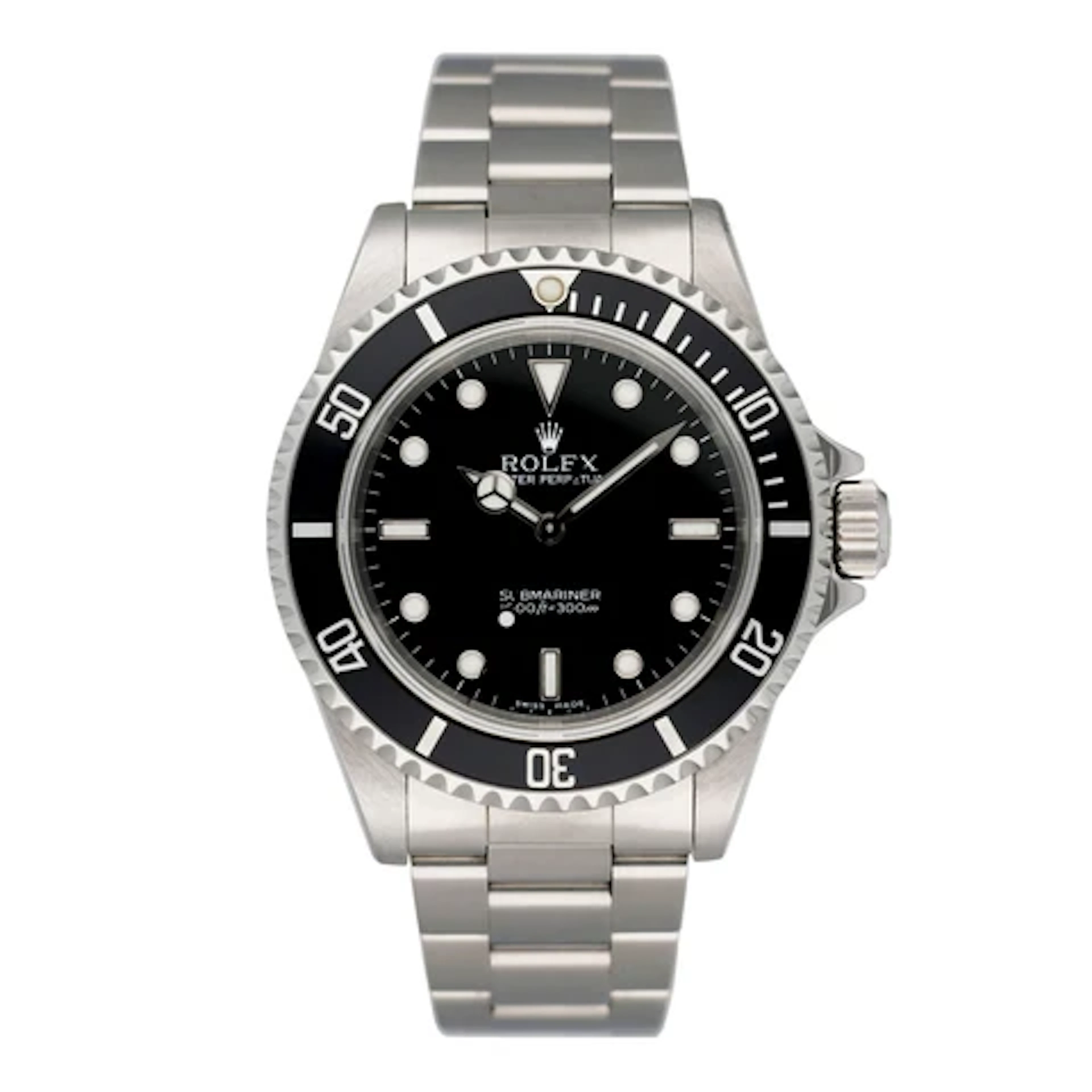 Rolex Submariner 14060M No Date Black Dial Mens Watch