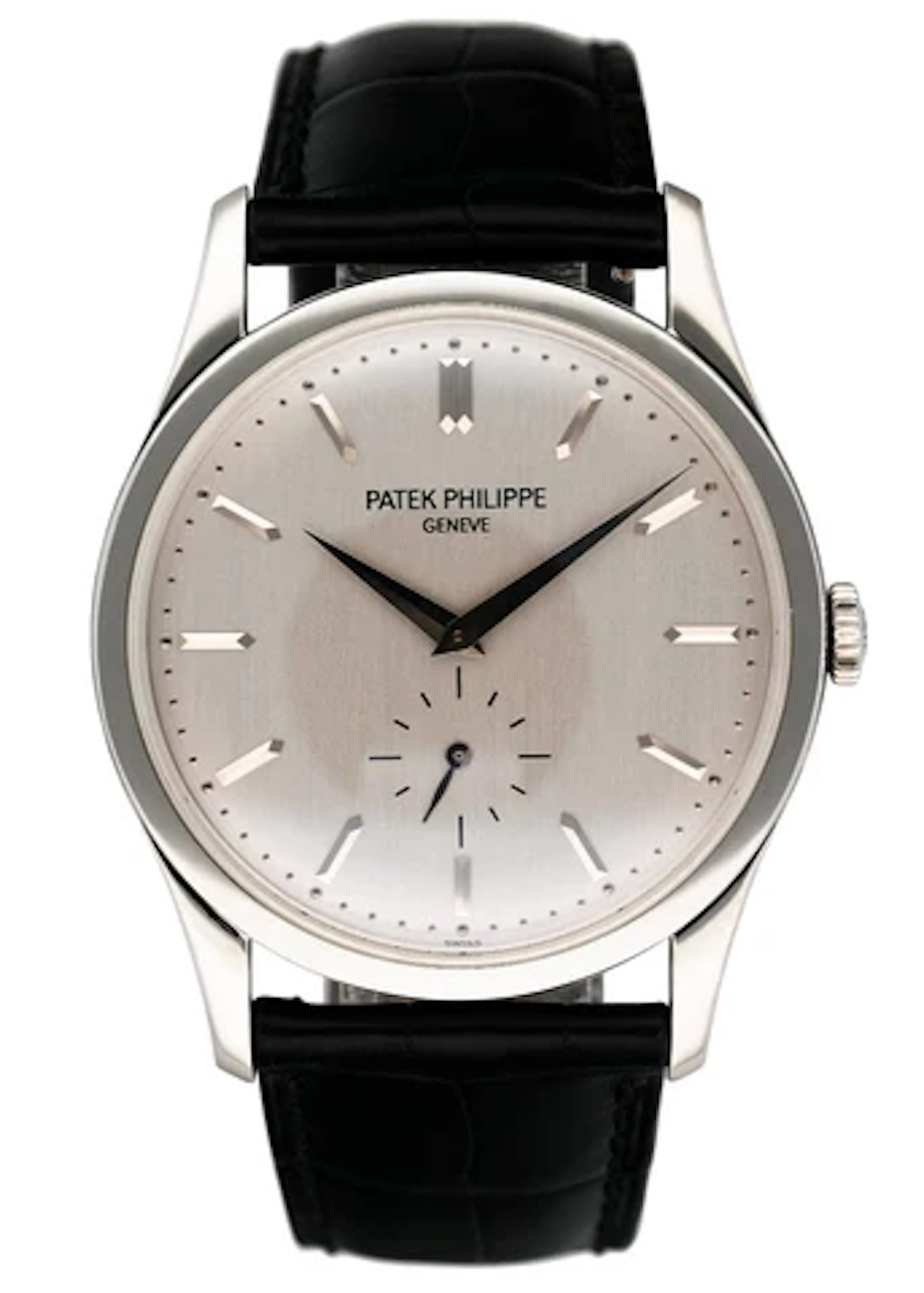 Patek Philippe Calatrava 5196G 18K White Gold Mens Watch
